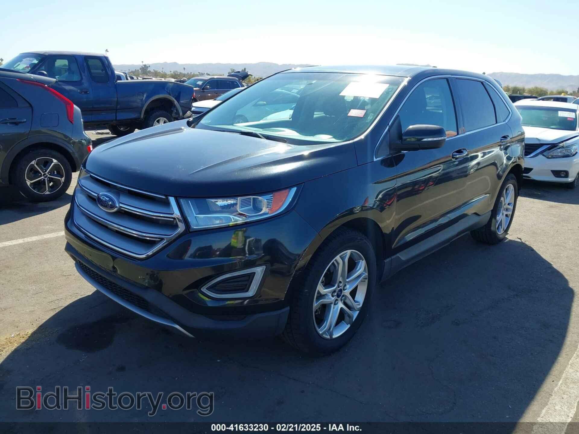 2015 FORD EDGE - VIN: 2FMTK3K8XFBB67450 - Фото 2