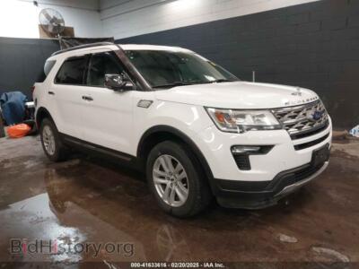 2018 Ford EXPLORER XLT, белый — VIN 1FM5K8D8XJGB47980, IAAI