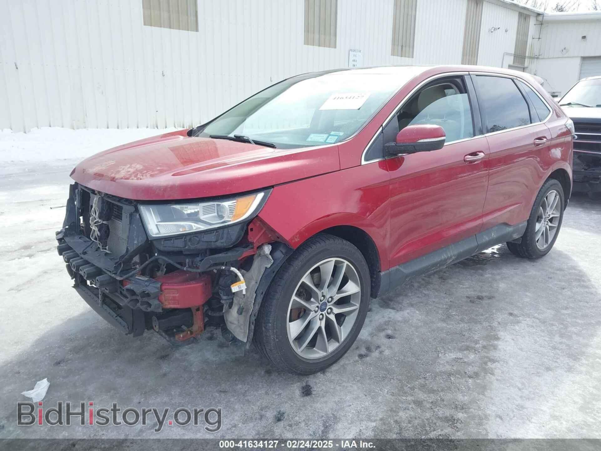 2016 FORD EDGE - VIN: 2FMPK4K80GBC33416 - Фото 2