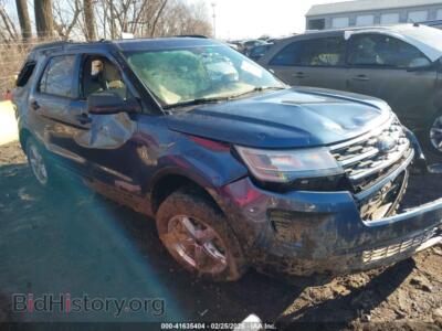 2018 Ford EXPLORER, blue — VIN 1FM5K8B83JGB41229, IAAI