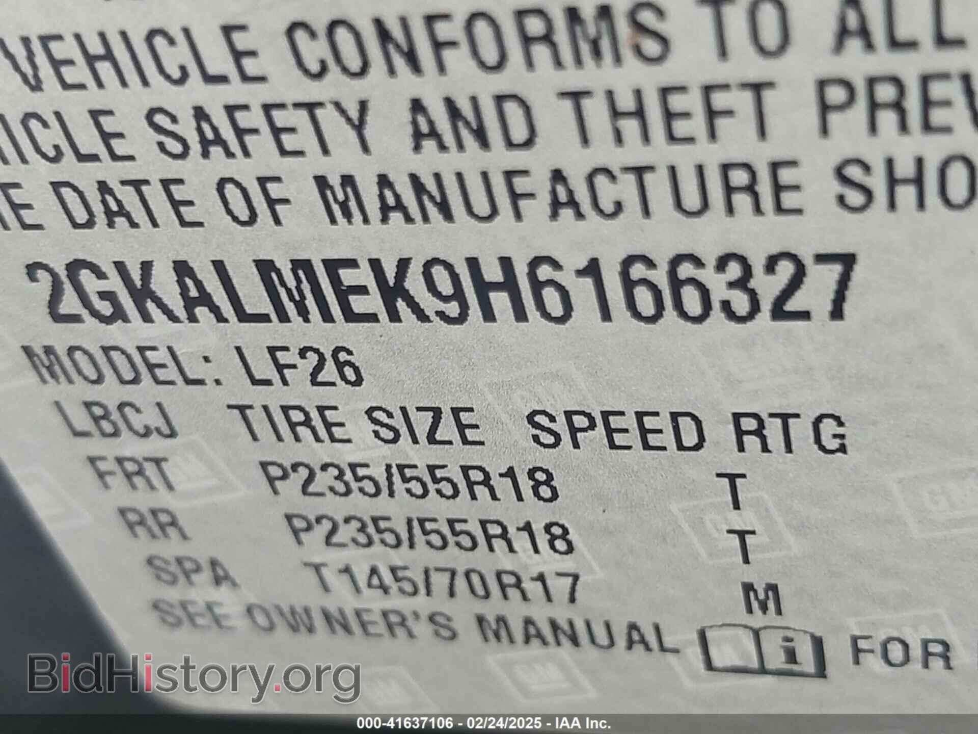 2017 GMC TERRAIN - VIN: 2GKALMEK9H6166327 - Фото 9