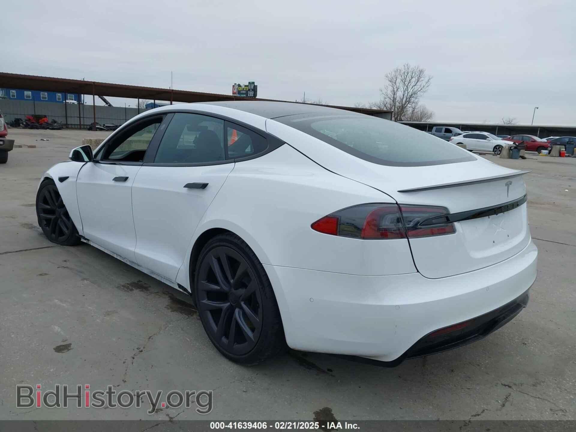 2021 TESLA MODEL S - VIN: 5YJSA1E69MF452593 - Фото 3