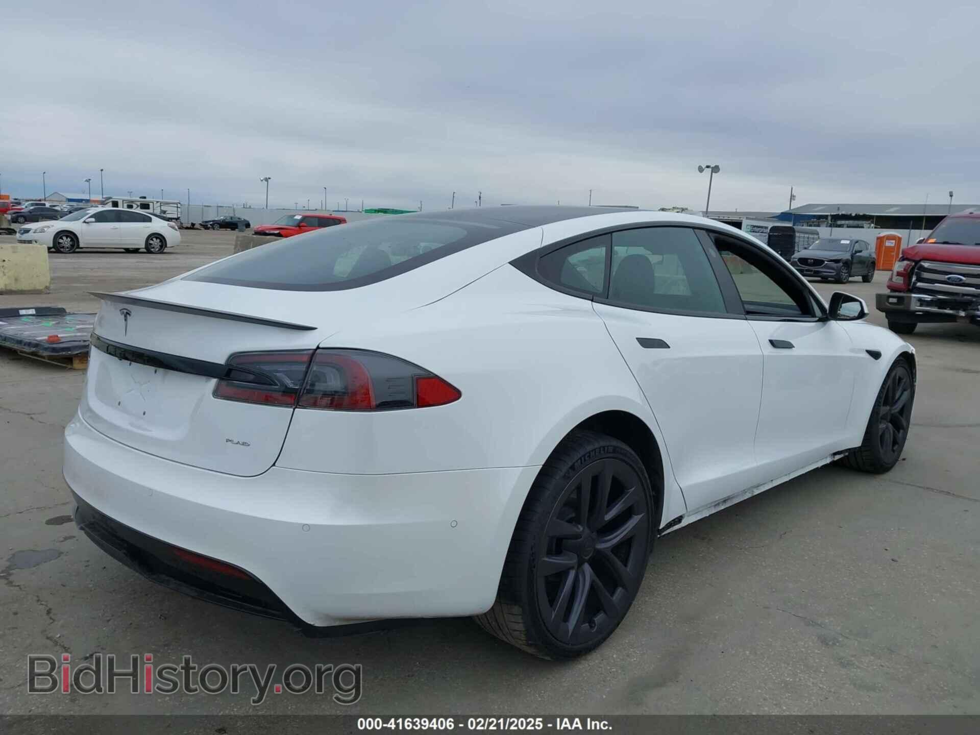 2021 TESLA MODEL S - VIN: 5YJSA1E69MF452593 - Фото 4