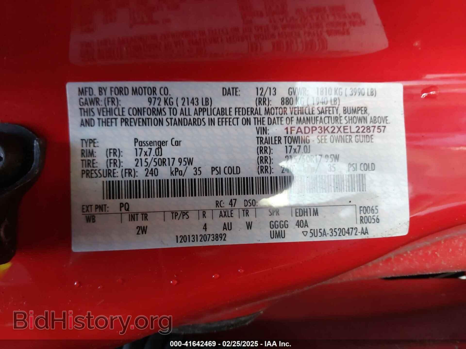 2014 FORD FOCUS - VIN: 1FADP3K2XEL228757 - Photo 9