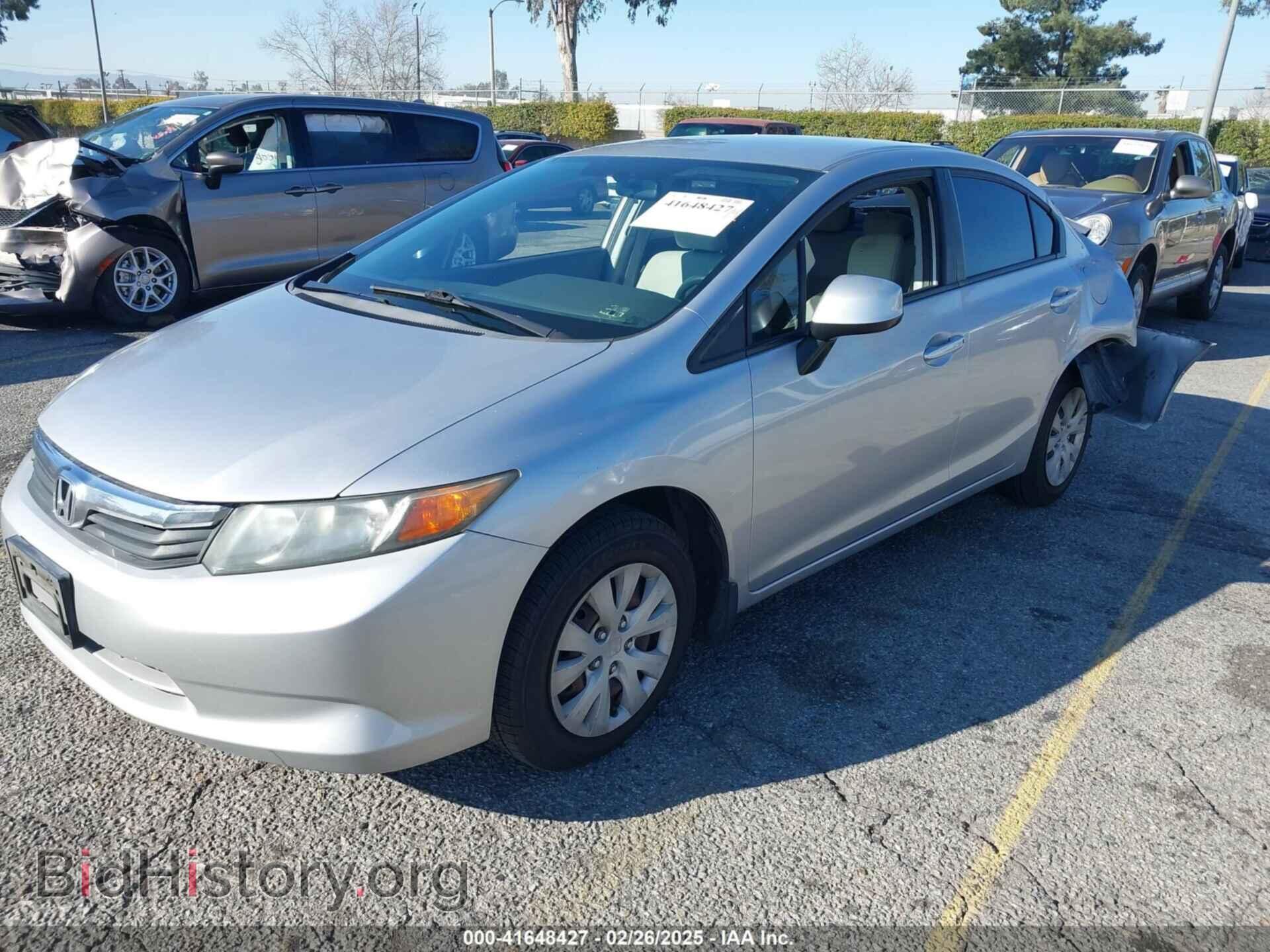 2012 HONDA CIVIC - VIN: 19XFB2F51CE354009 - Фото 2