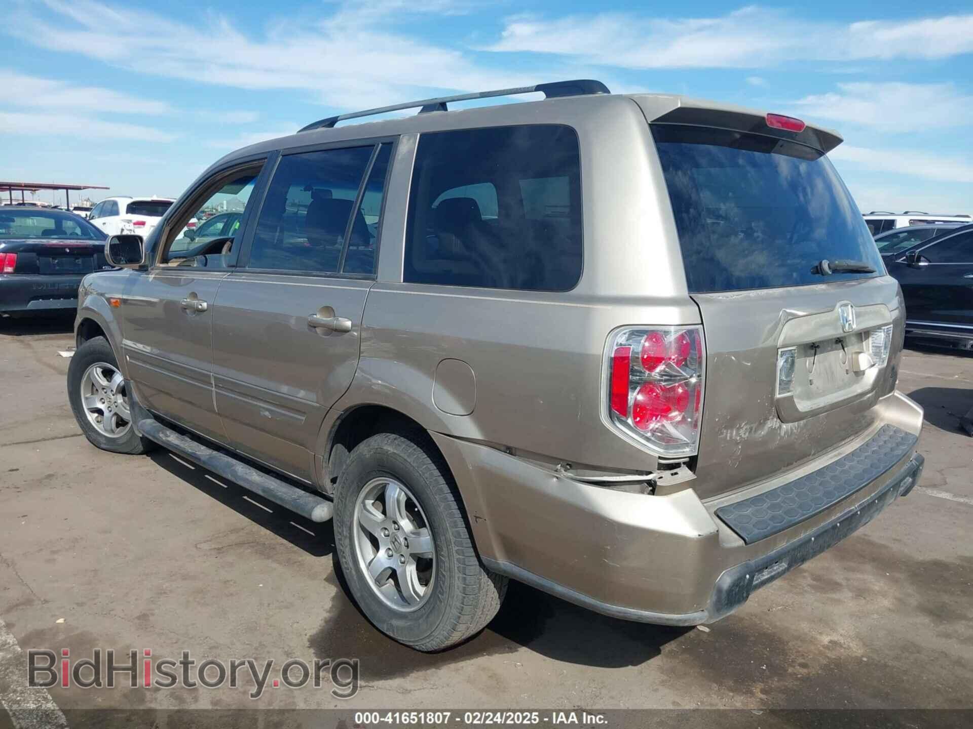 2007 HONDA PILOT - VIN: 5FNYF28747B014462 - Фото 3
