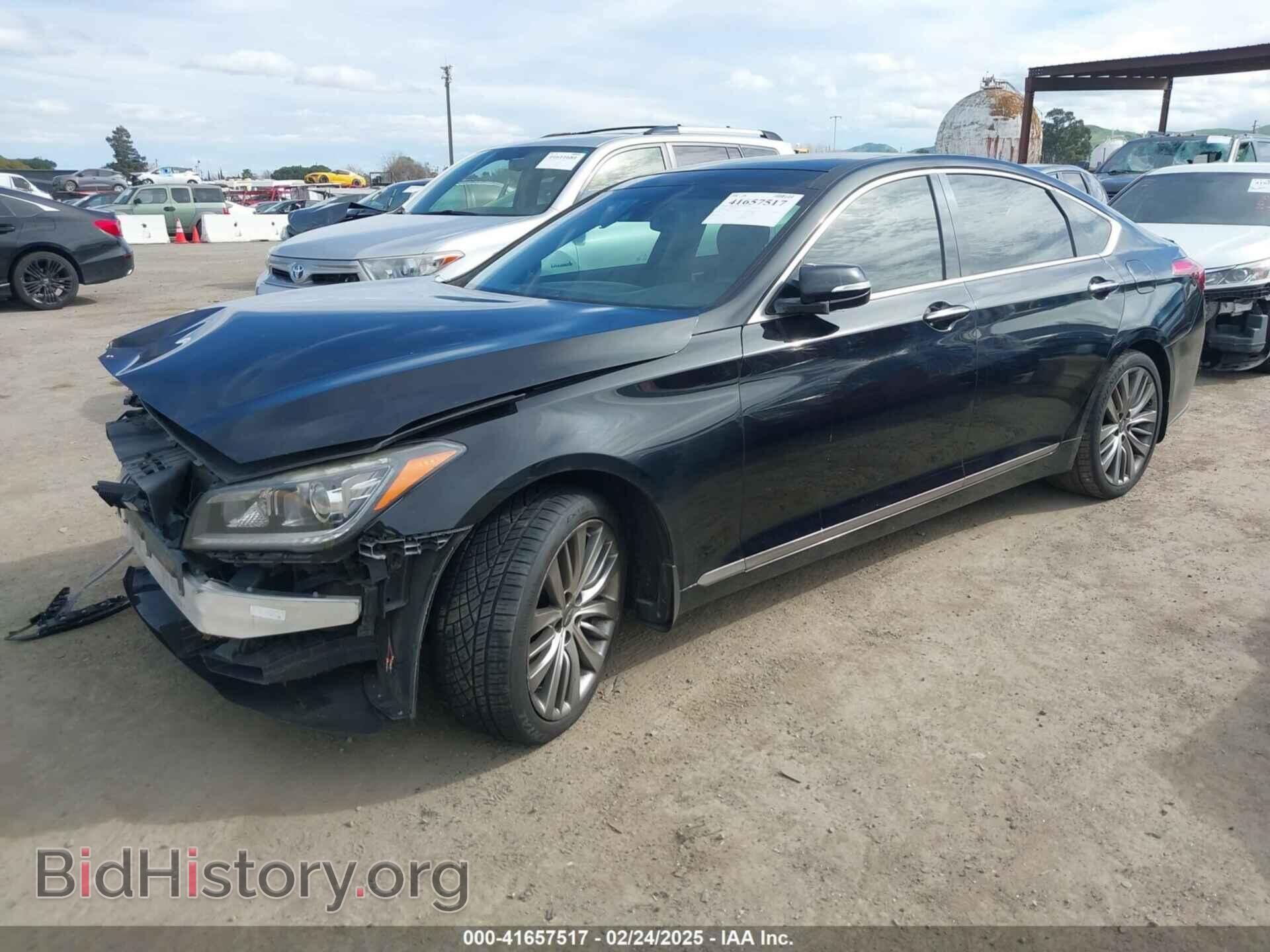 2015 HYUNDAI GENESIS - VIN: KMHGN4JF7FU024366 - Фото 2