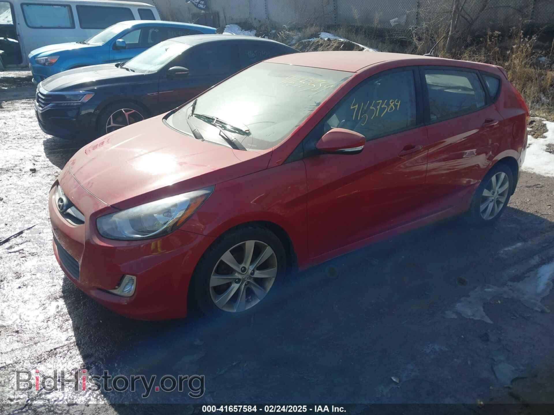 2013 HYUNDAI ACCENT - VIN: KMHCU5AE5DU063341 - Фото 2