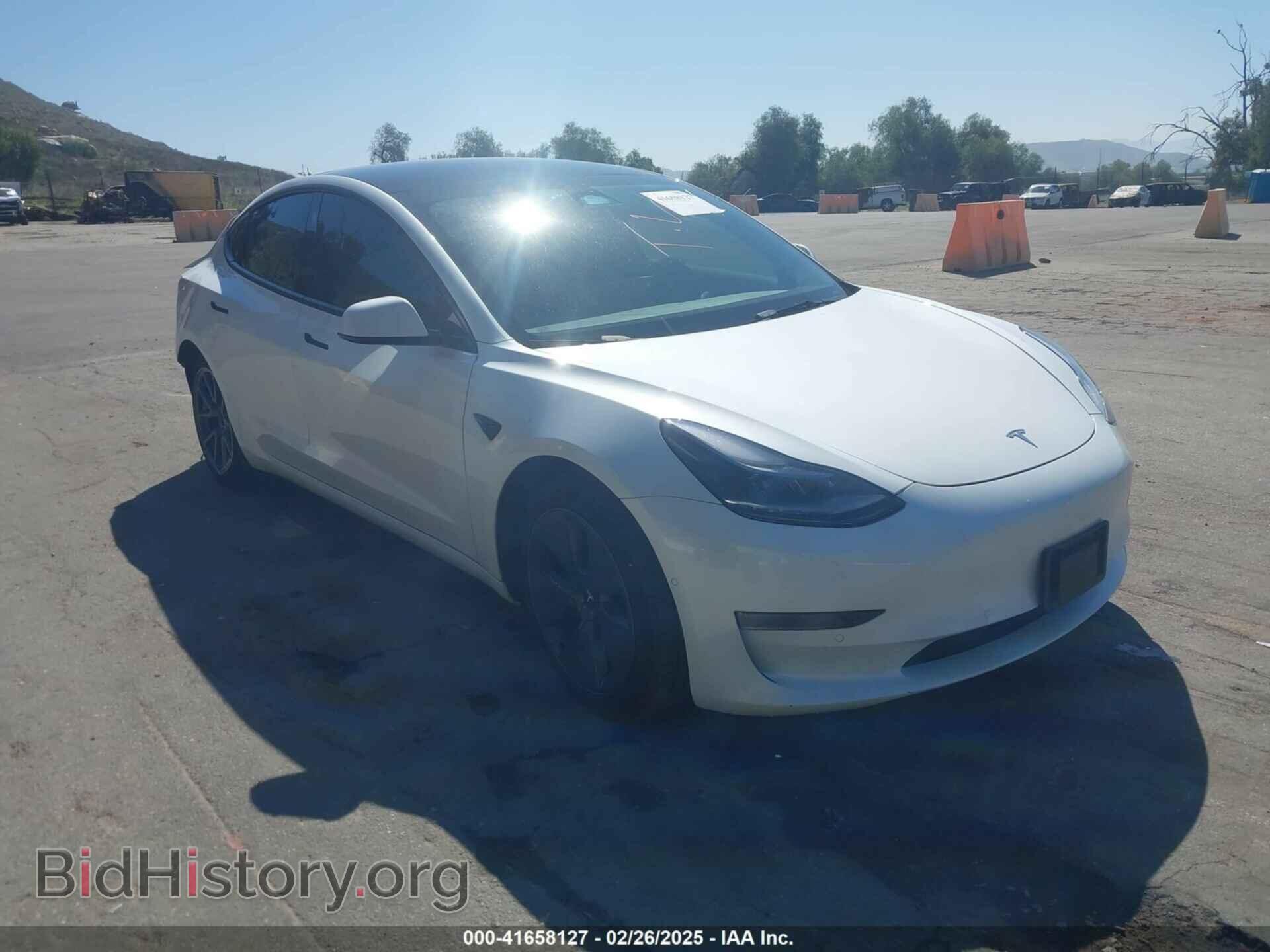 Photo 5YJ3E1EB8NF212930 - TESLA MODEL 3 2022
