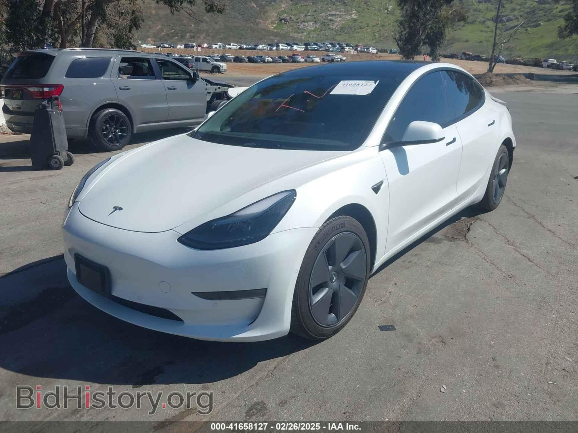 2022 TESLA MODEL 3 - VIN: 5YJ3E1EB8NF212930 - Фото 2