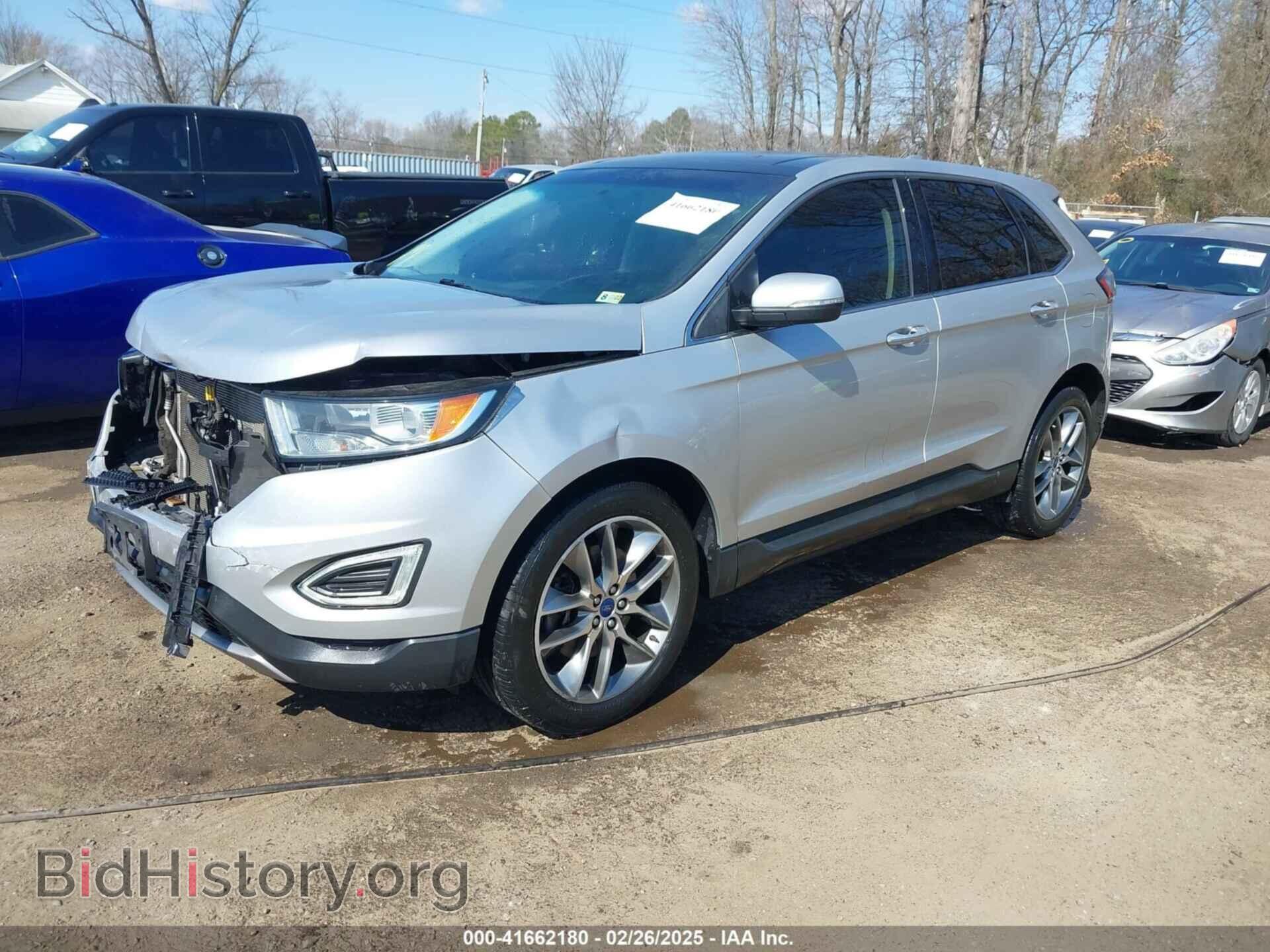 2016 FORD EDGE - VIN: 2FMPK4K9XGBB15107 - Фото 2