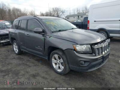 2016 Jeep COMPASS Latitude, gray — VIN 1C4NJDEB5GD544596, IAAI
