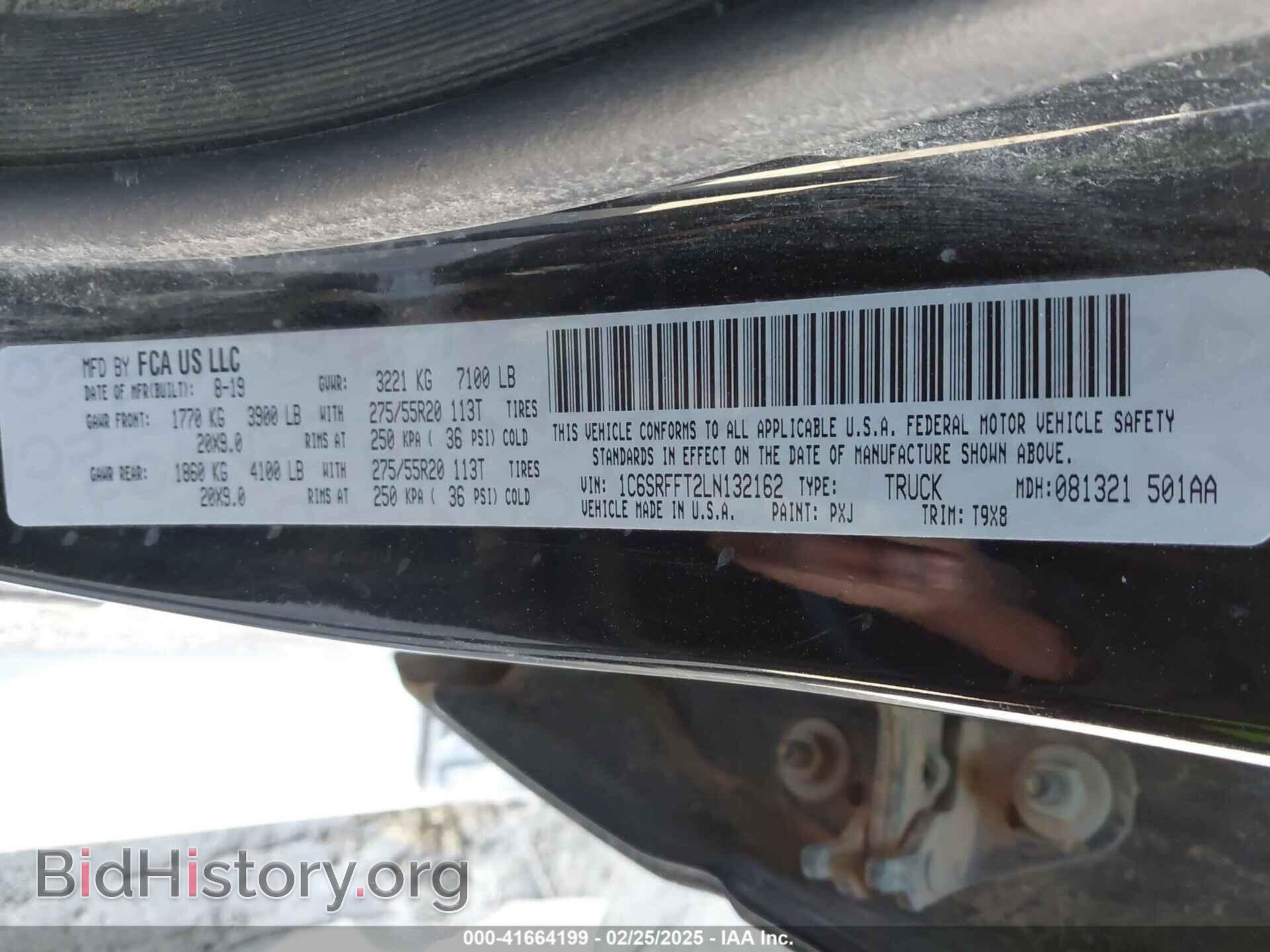 2020 RAM 1500 - VIN: 1C6SRFFT2LN132162 - Фото 9