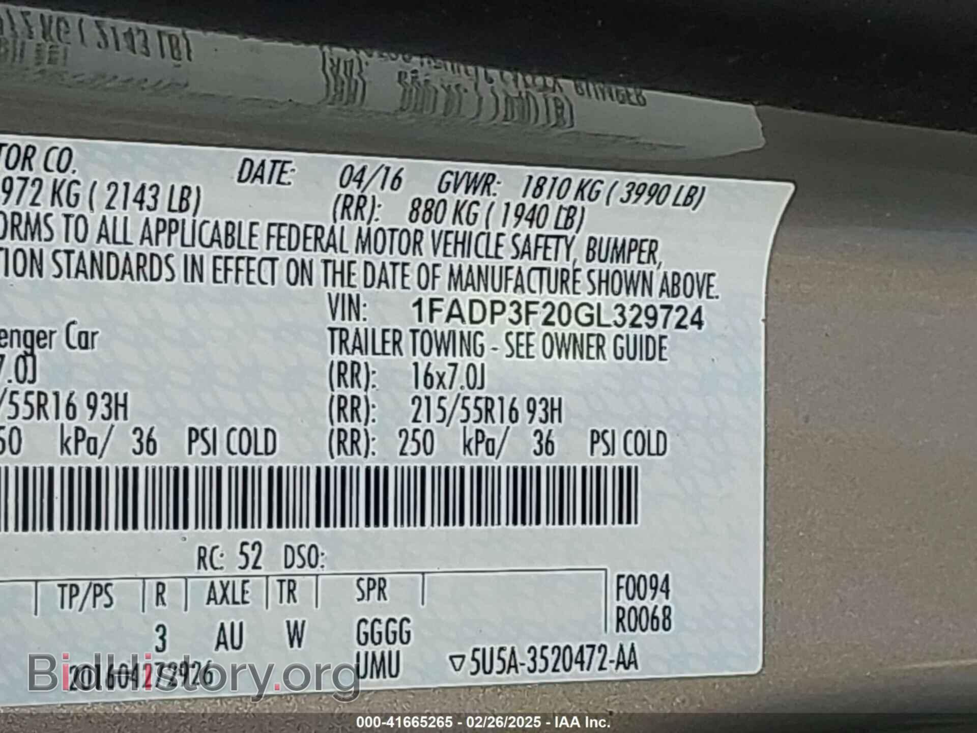 2016 FORD FOCUS - VIN: 1FADP3F20GL329724 - Photo 9
