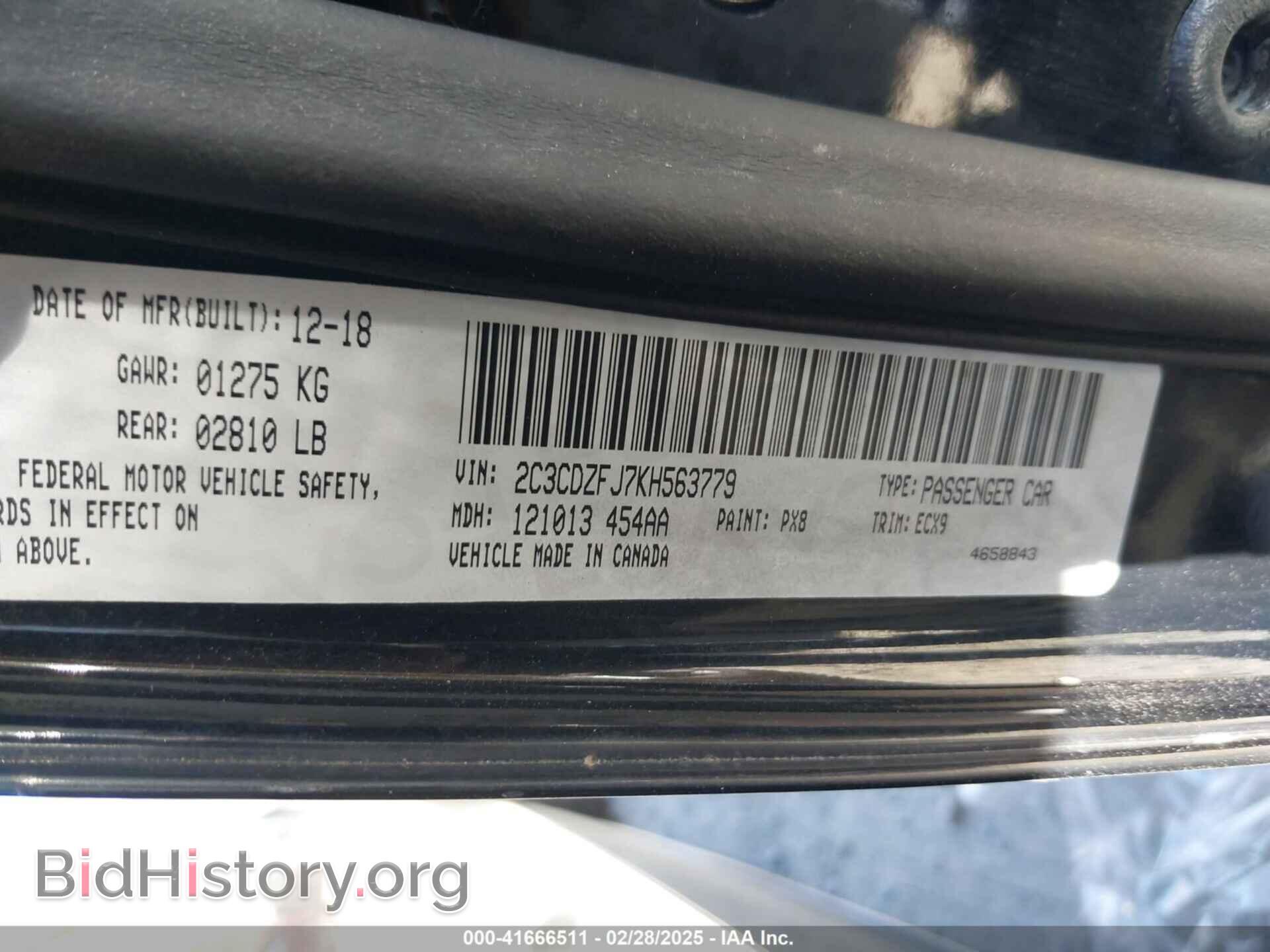 2019 DODGE CHALLENGER - VIN: 2C3CDZFJ7KH563779 - Photo 9
