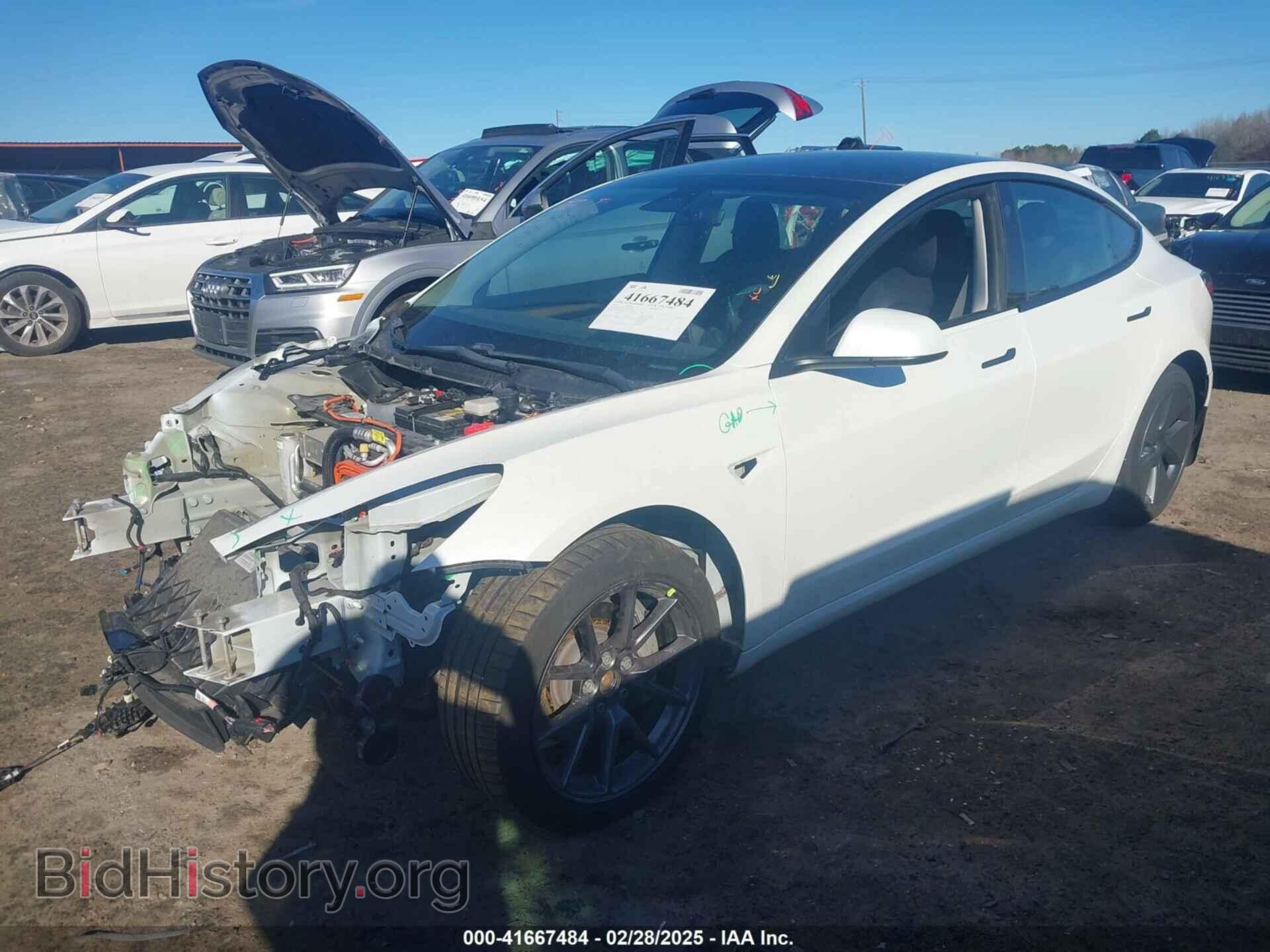 2021 TESLA MODEL 3 - VIN: 5YJ3E1EB1MF062593 - Фото 2