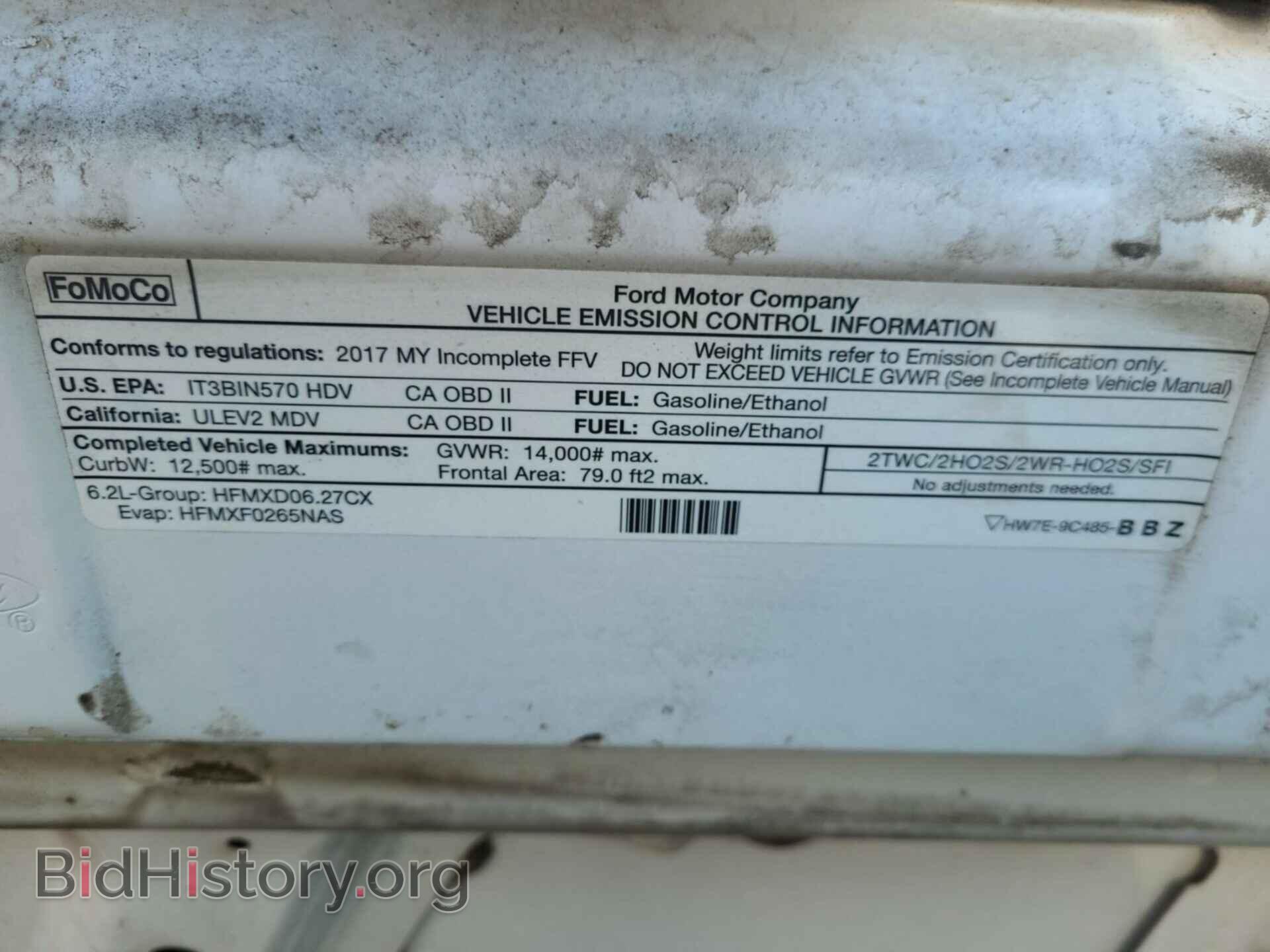 2017 FORD ECONOLINE - VIN: 1FDWE3F67HDC71663 - Фото 3