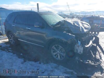 2018 Ford EXPLORER Limited, серый — VIN 1FM5K7F86JGB57929, IAAI