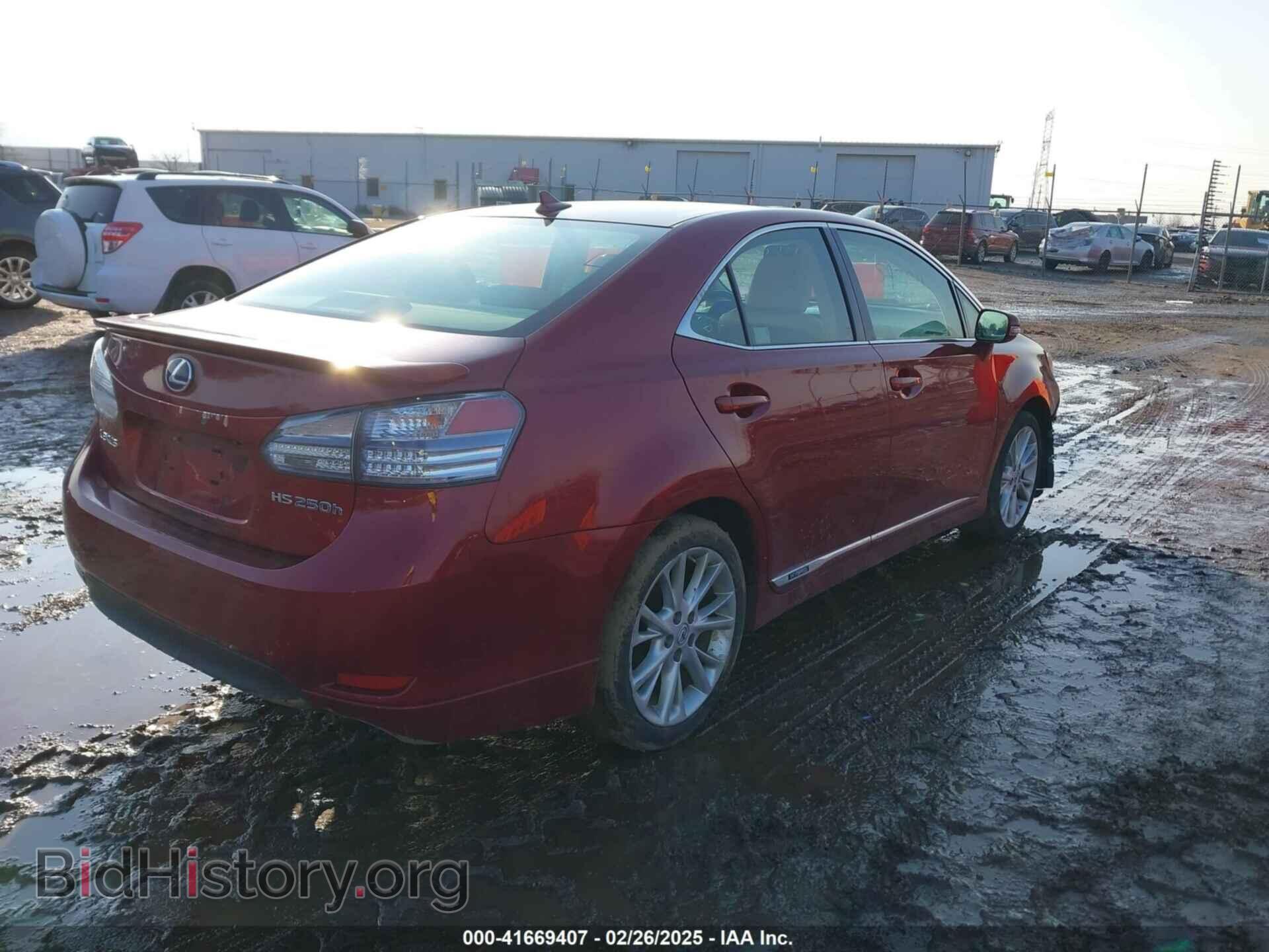 2010 LEXUS HS 250H - VIN: JTHBB1BA7A2004288 - Фото 4