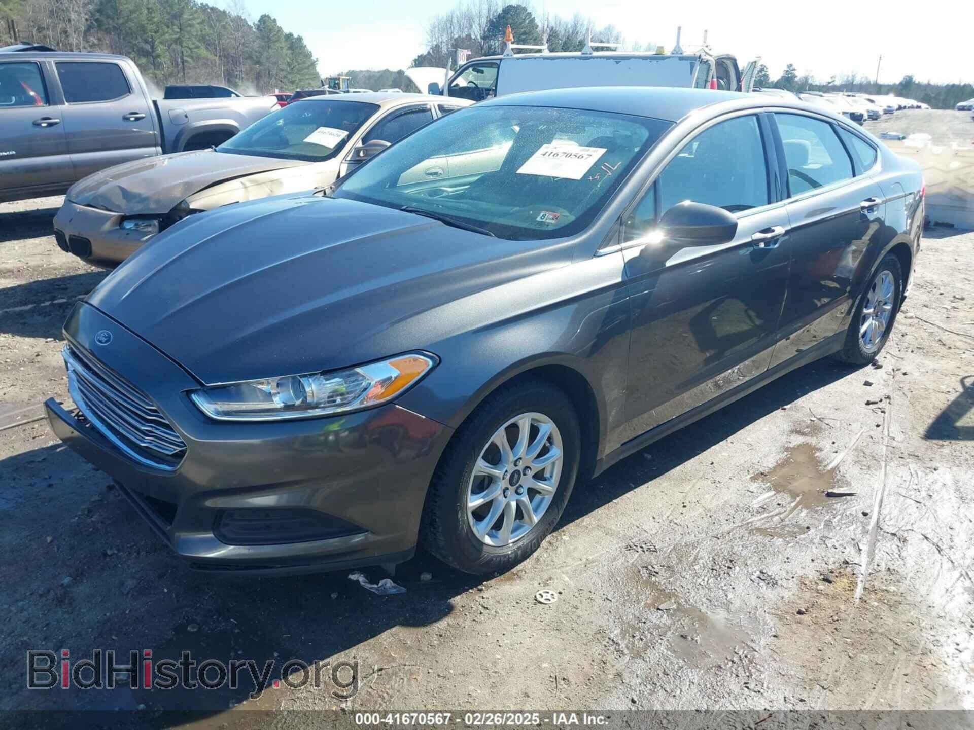 2016 FORD FUSION - VIN: 3FA6P0G73GR250924 - Фото 2
