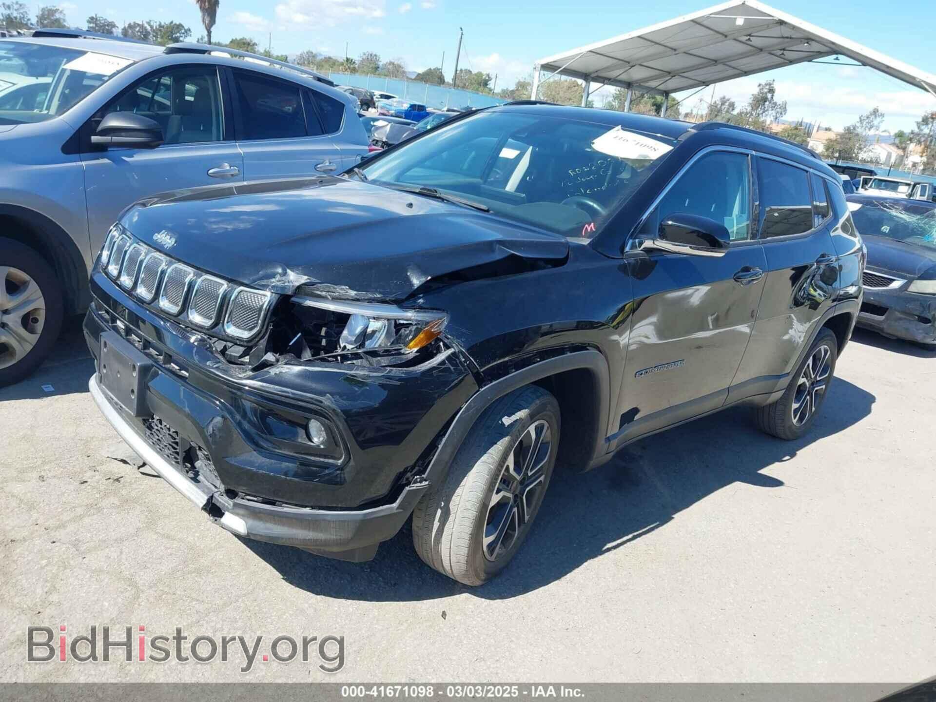 2022 JEEP COMPASS - VIN: 3C4NJDCB6NT133802 - Фото 2