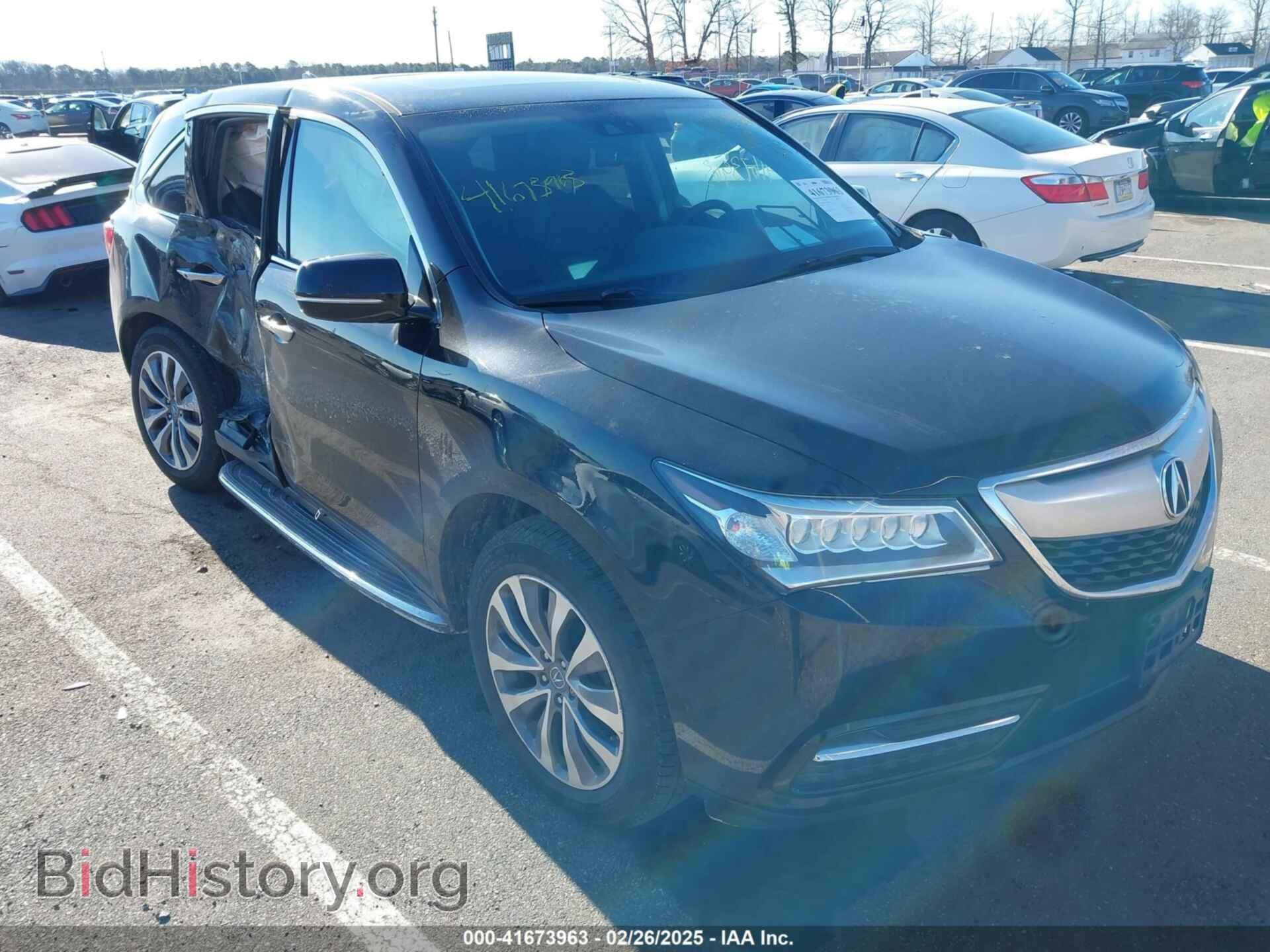 Фотография 5FRYD4H45EB008401 - ACURA MDX 2014