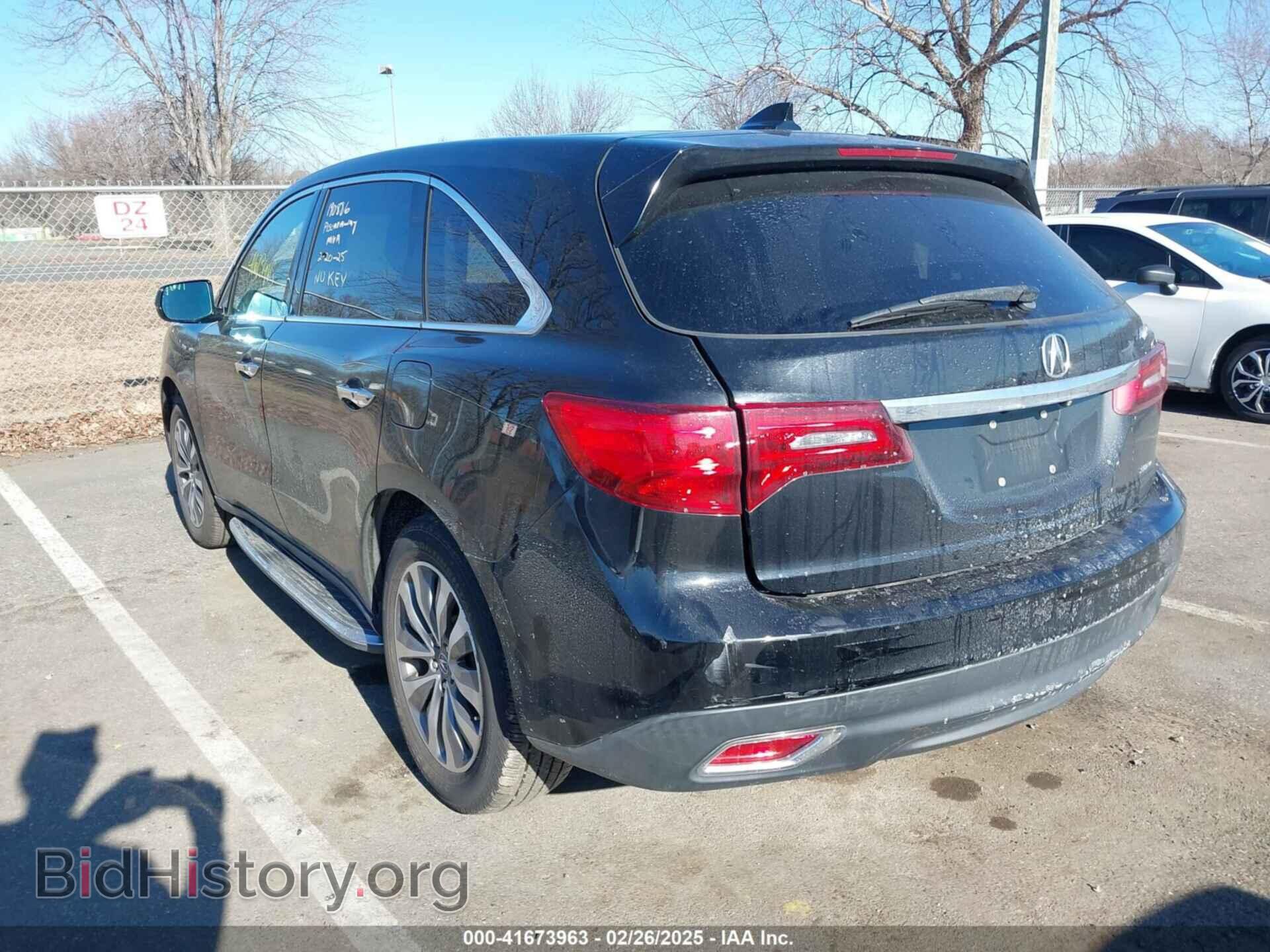 2014 ACURA MDX - VIN: 5FRYD4H45EB008401 - Фото 3