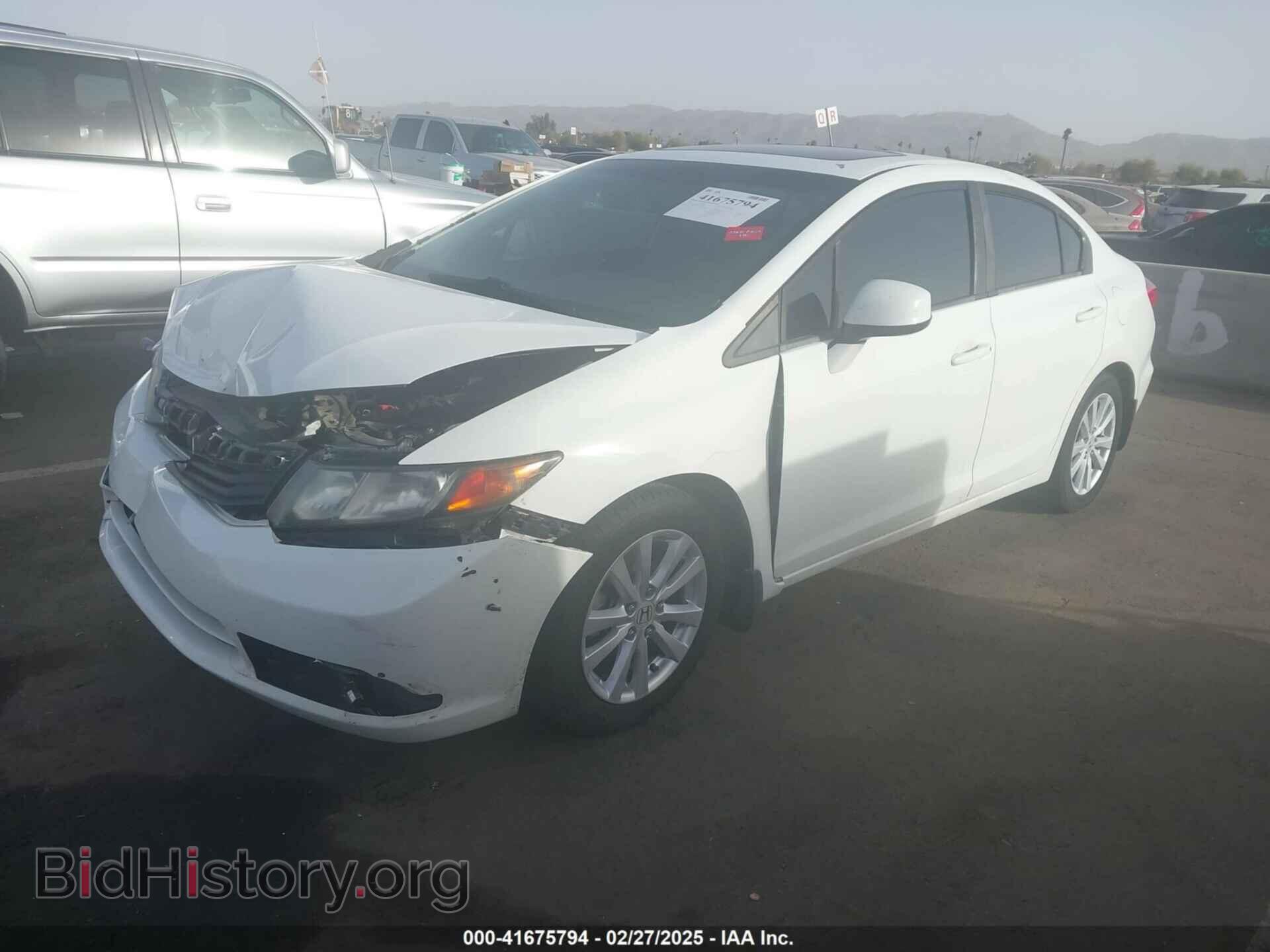 2012 HONDA CIVIC - VIN: 19XFB2F9XCE344775 - Фото 2