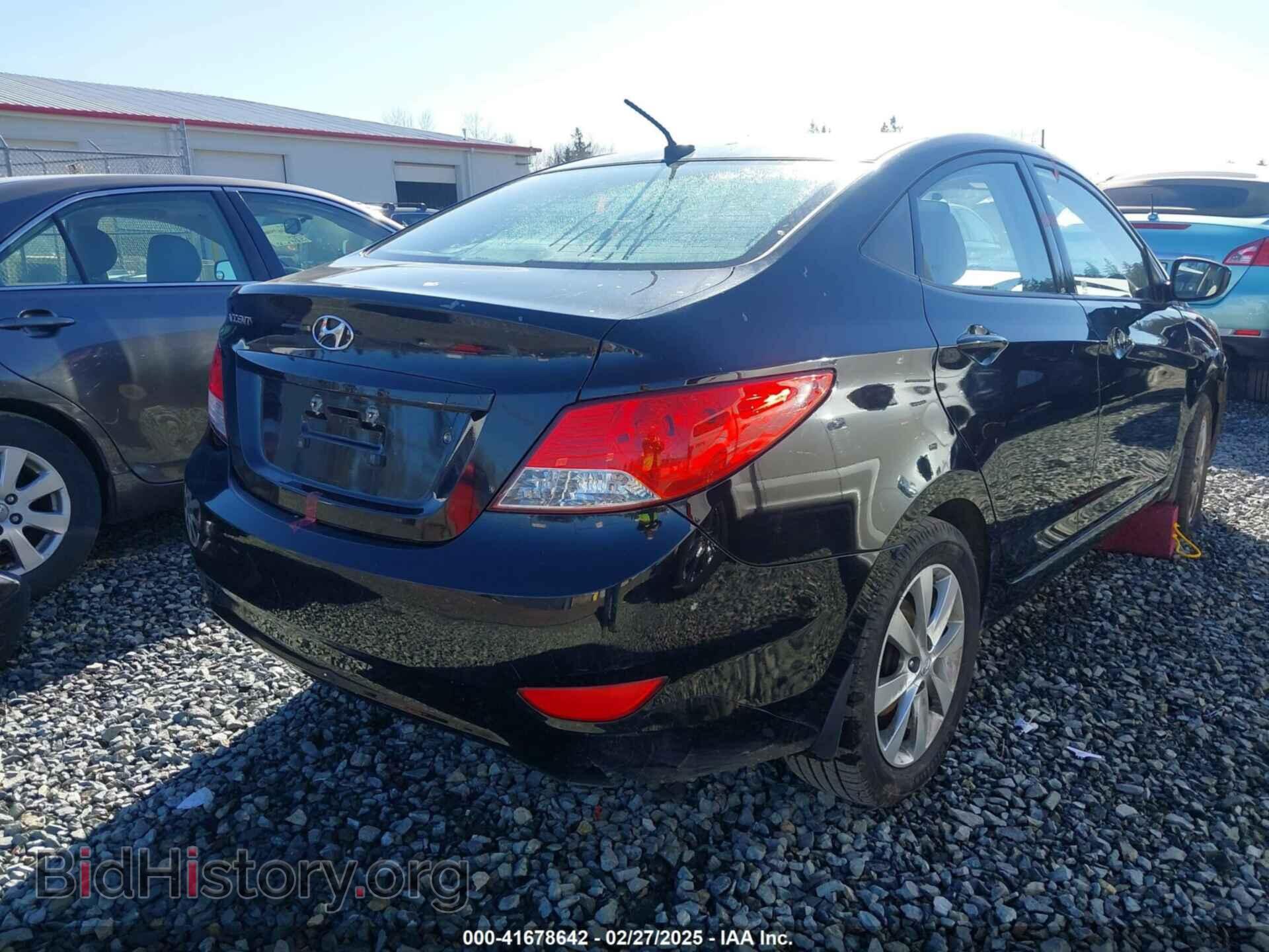 2013 HYUNDAI ACCENT - VIN: KMHCU4AEXDU349230 - Фото 4