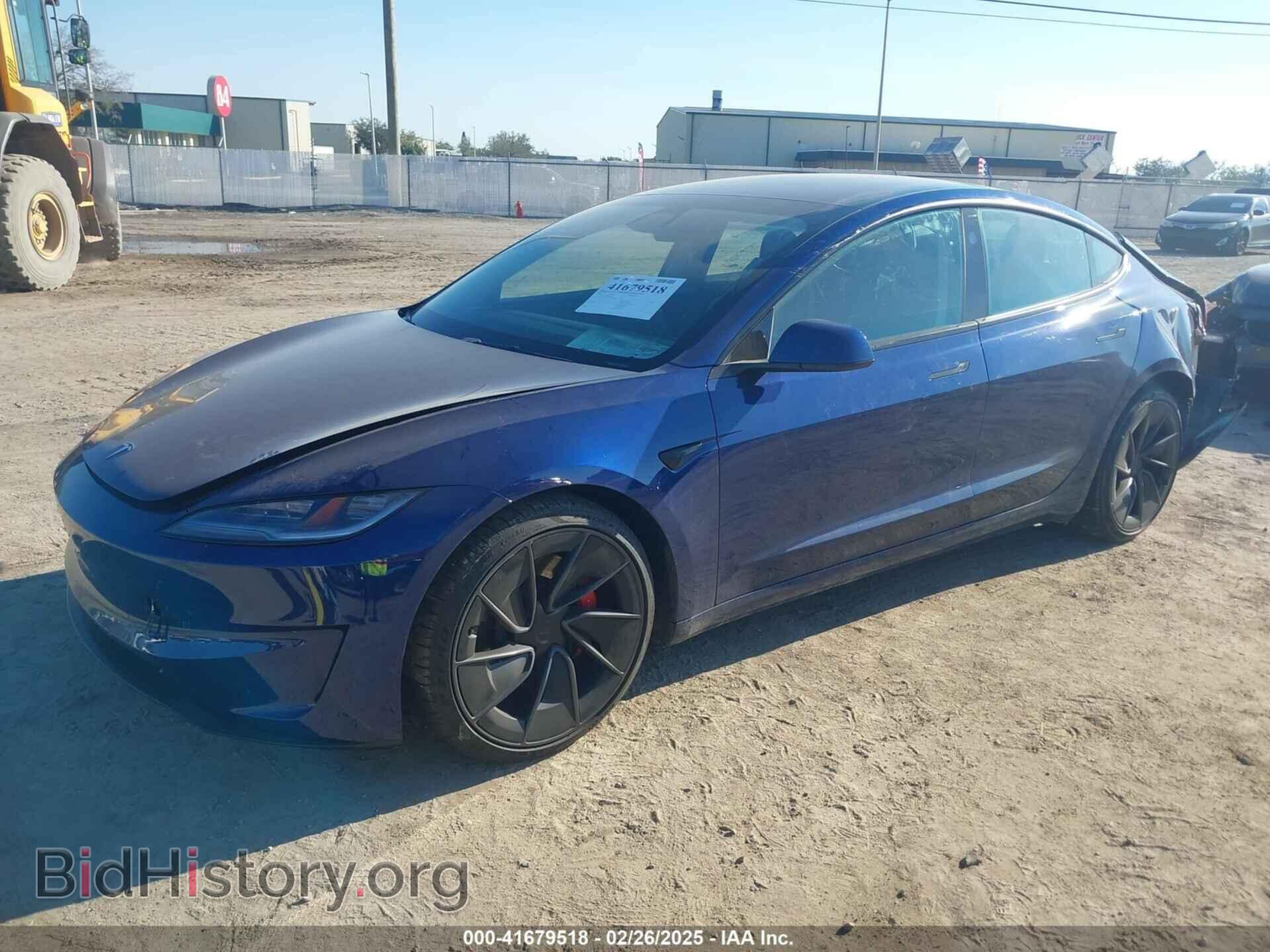 2024 TESLA MODEL 3 - VIN: 5YJ3E1ET8RF859004 - Фото 2
