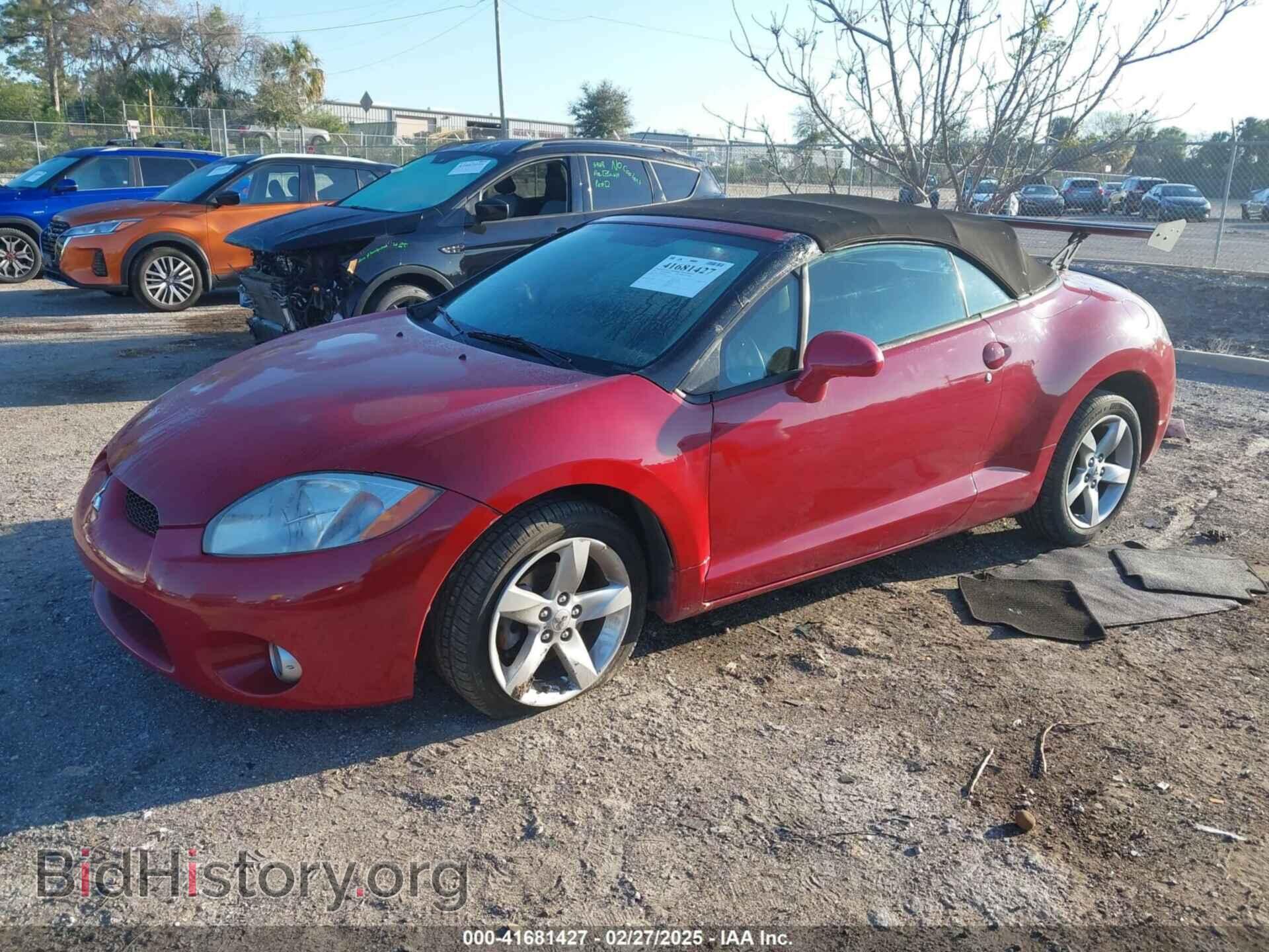 2007 MITSUBISHI ECLIPSE SPYDER - VIN: 4A3AL25F47E023389 - Фото 2