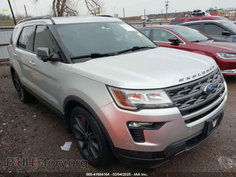 2018 Ford EXPLORER XLT (VIN 1FM5K7DH6JGB08040) — фото 1 из 17, IAAI, повреждение: левый бок