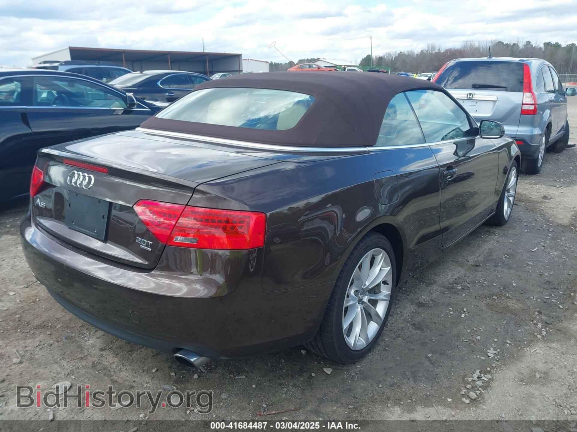 2013 AUDI A5 - VIN: WAUCFAFH5DN011998 - Фото 4