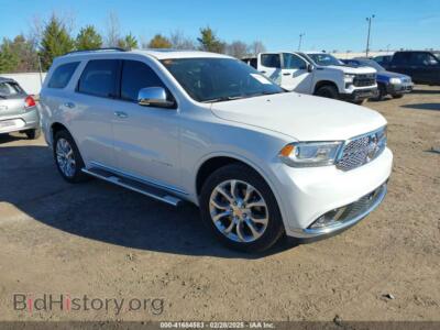 2017 Dodge DURANGO CITADEL AWD, white — VIN 1C4SDJET1HC757442, IAAI