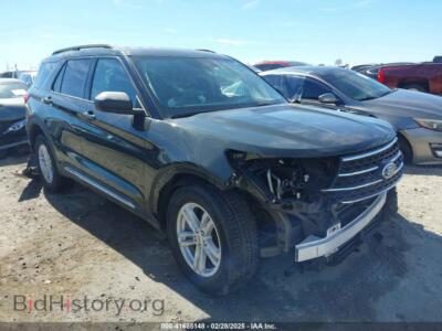 2022 Ford EXPLORER XLT, зеленый — VIN 1FMSK8DH2NGC50318, IAAI