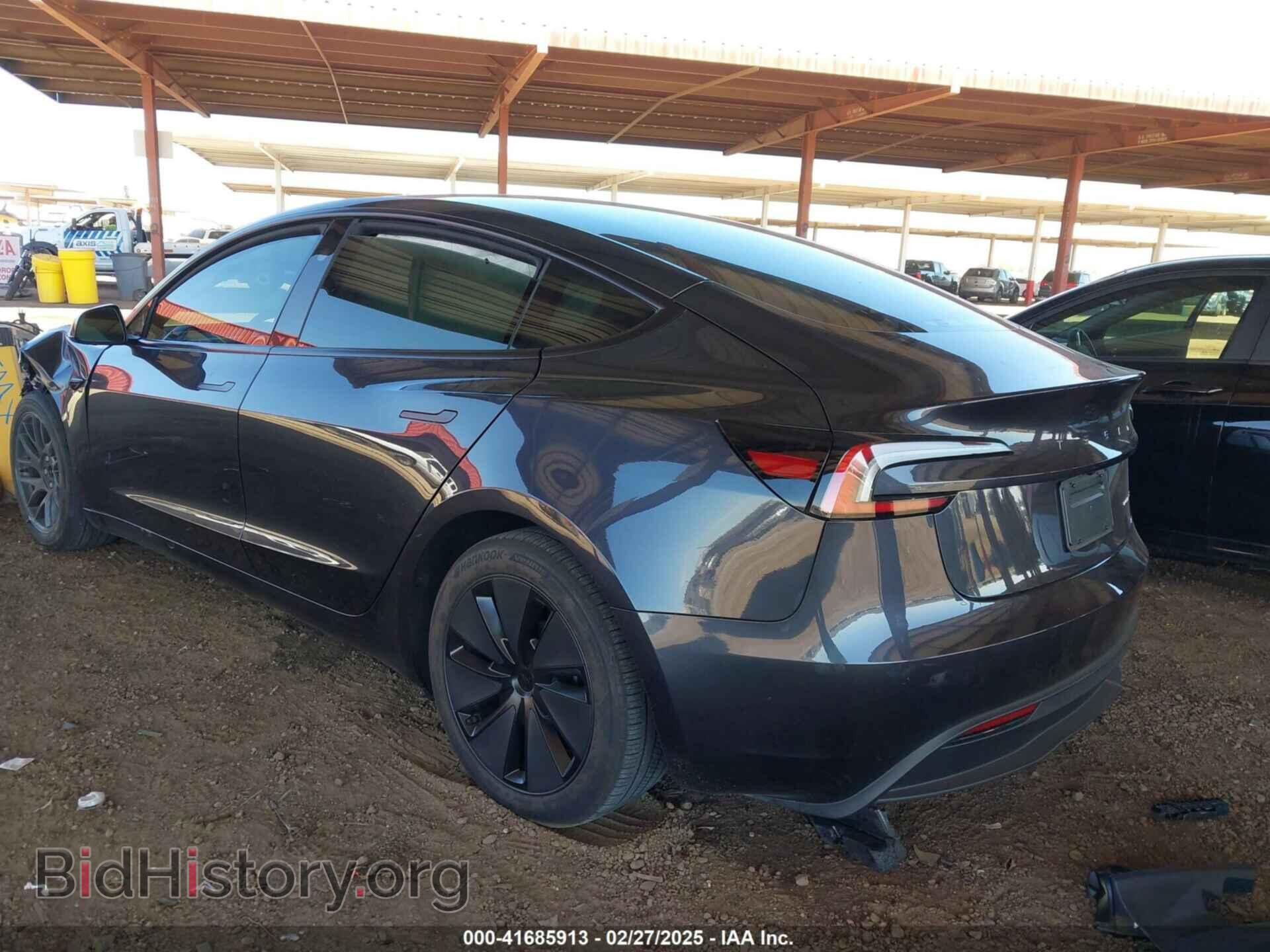 2024 TESLA MODEL 3 - VIN: 5YJ3E1EB8RF792718 - Фото 3