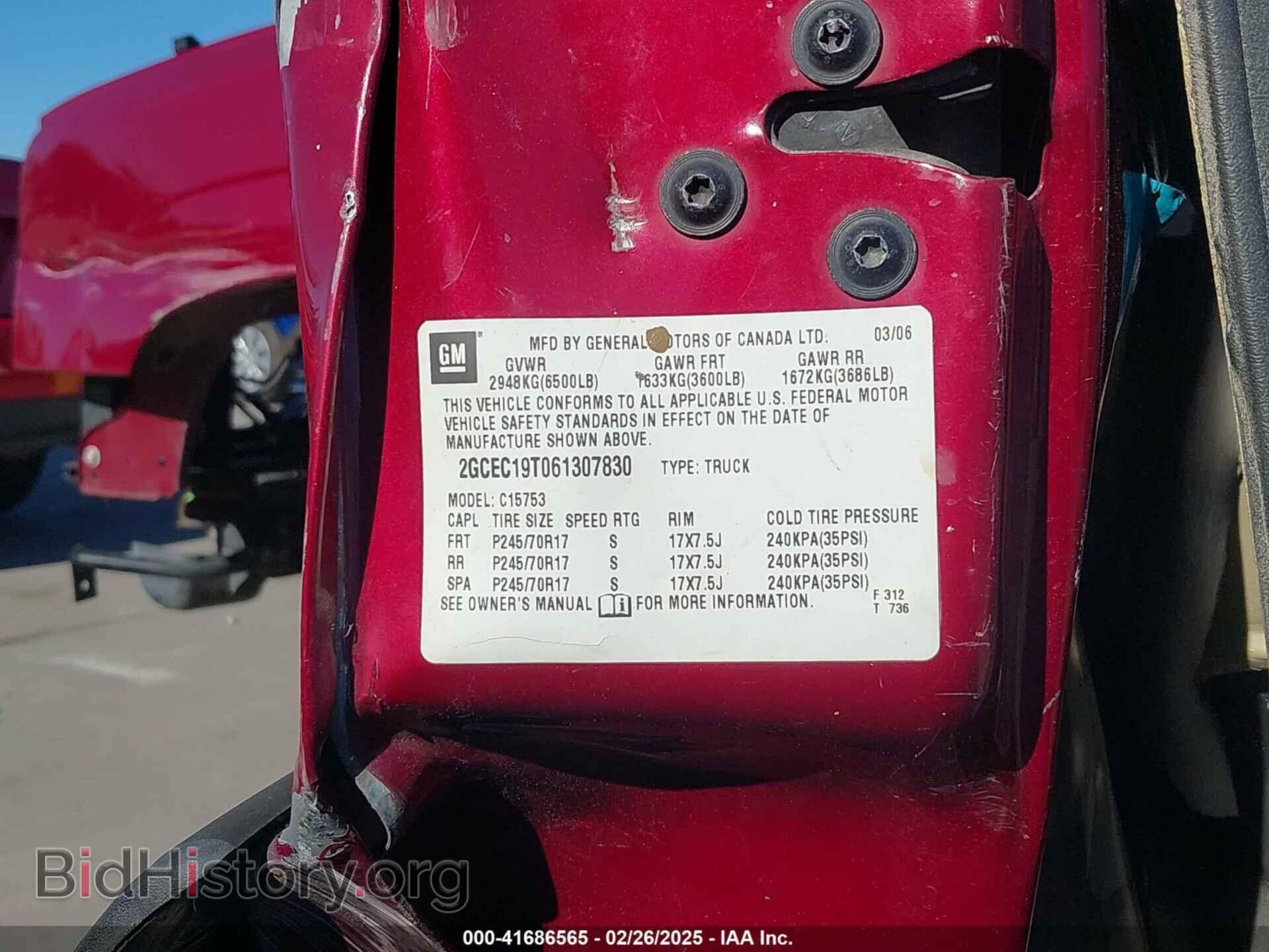 2006 CHEVROLET SILVERADO 1500 - VIN: 2GCEC19T061307830 - Фото 9
