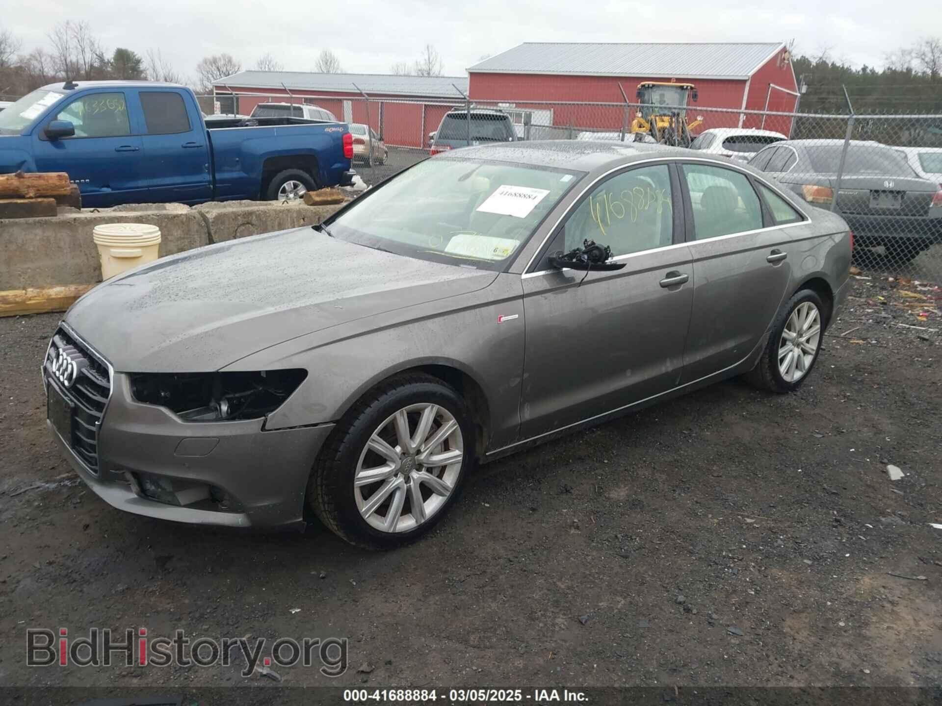 2014 AUDI A6 - VIN: WAUFGAFC6EN074012 - Фото 2