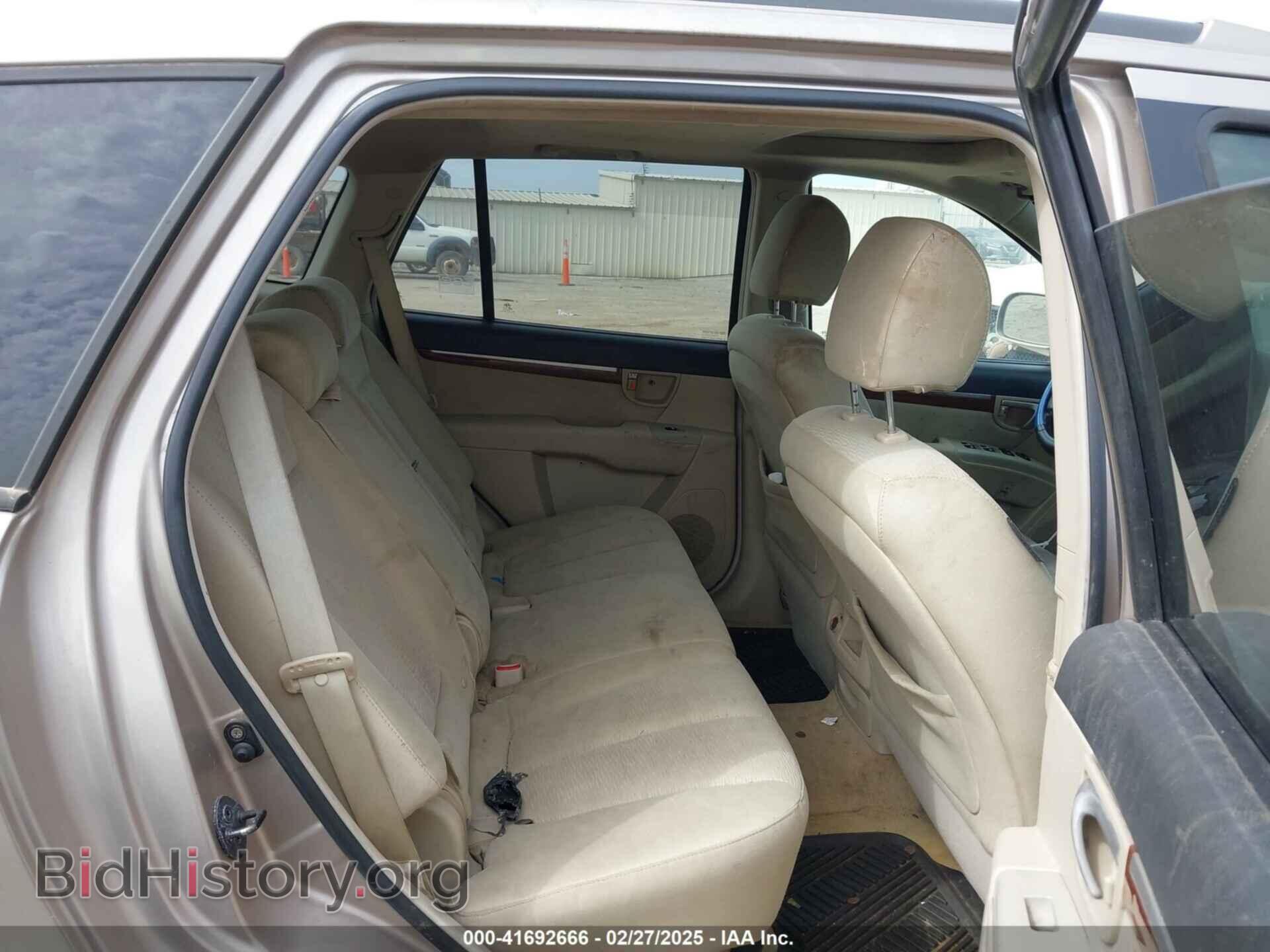 2007 HYUNDAI SANTA FE - VIN: 5NMSG13D37H084902 - Фото 8