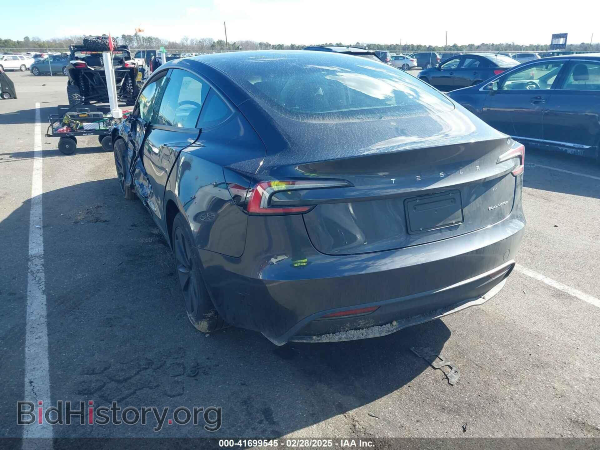 2025 TESLA MODEL 3 - VIN: 5YJ3E1EBXSF913691 - Фото 3