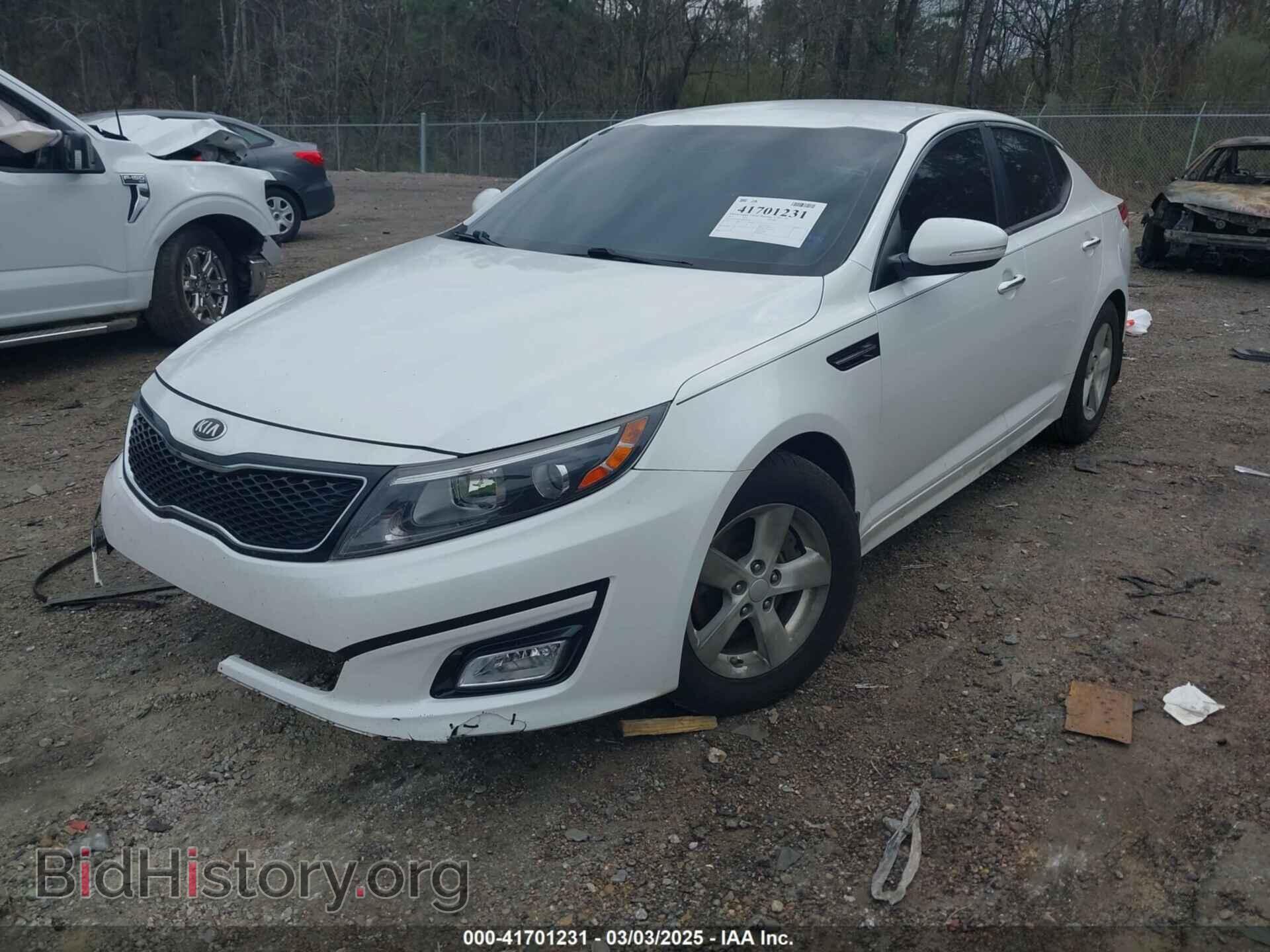 2015 KIA OPTIMA - VIN: KNAGM4A75F5632779 - Фото 2