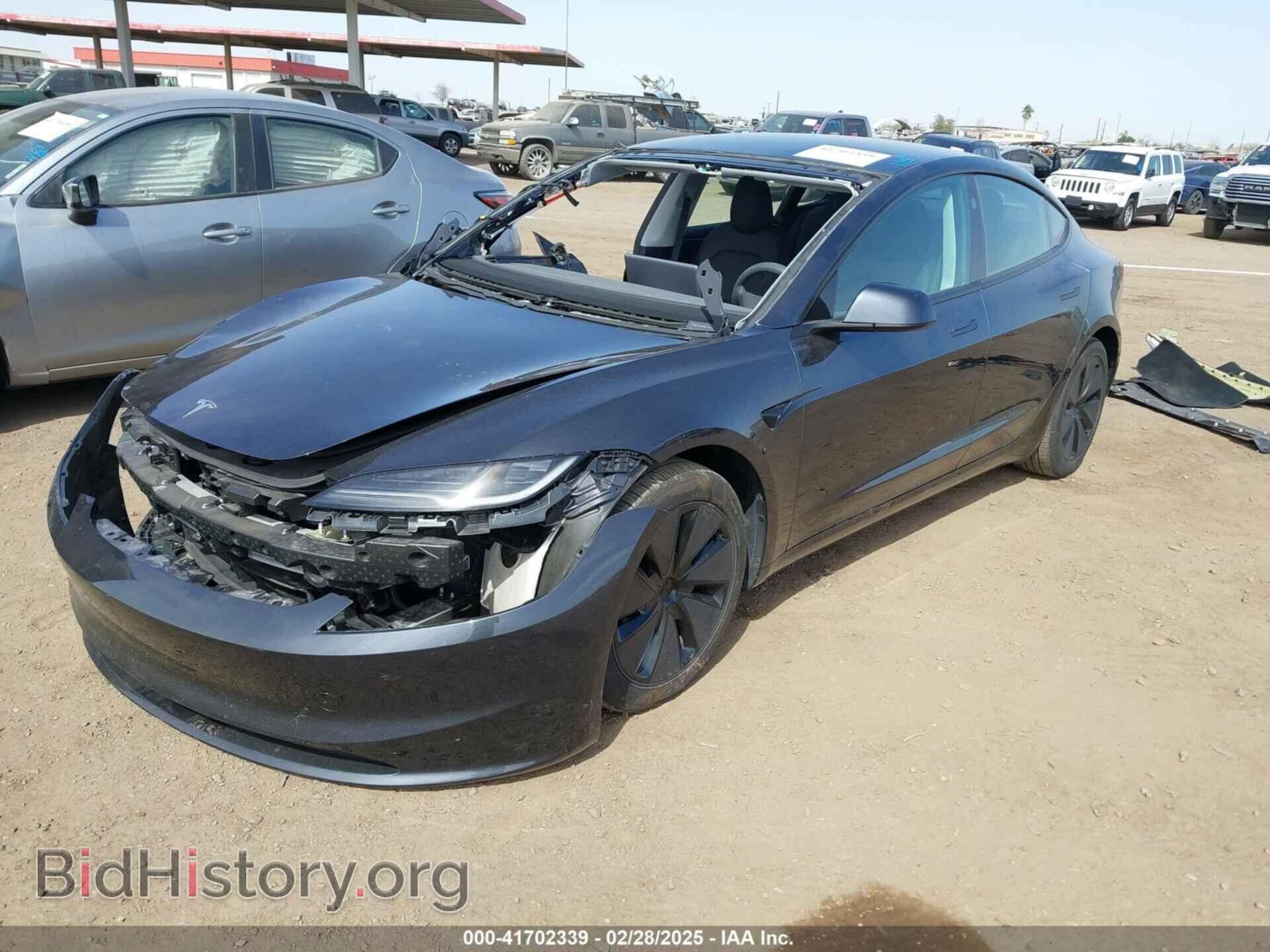 2024 TESLA MODEL 3 - VIN: 5YJ3E1EB6RF745736 - Фото 2