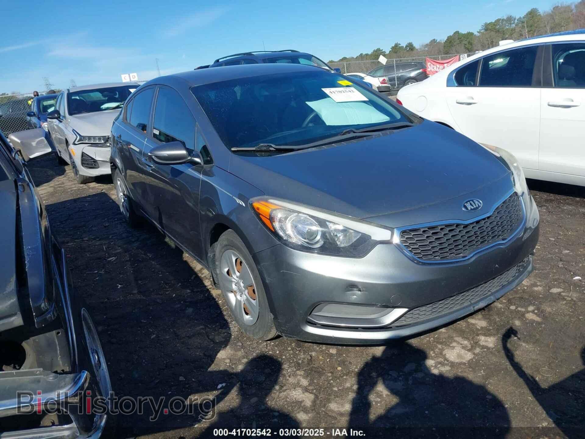 Фотография KNAFX4A62G5522929 - KIA FORTE 2016