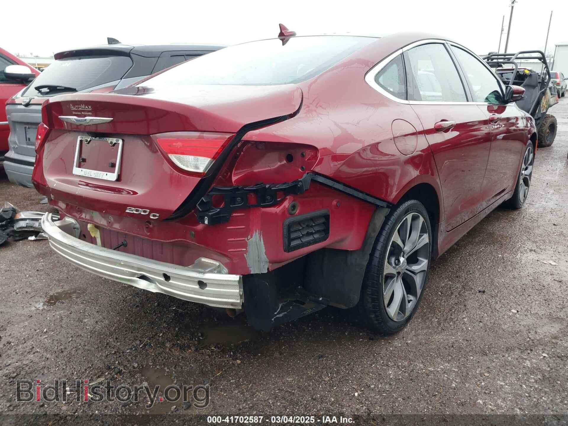 2015 CHRYSLER 200 - VIN: 1C3CCCCG1FN549009 - Фото 4