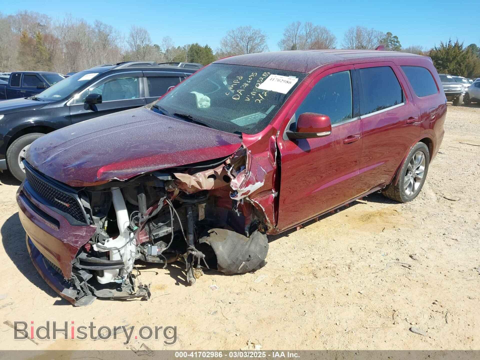 2019 DODGE DURANGO - VIN: 1C4RDJDG2KC625283 - Photo 2