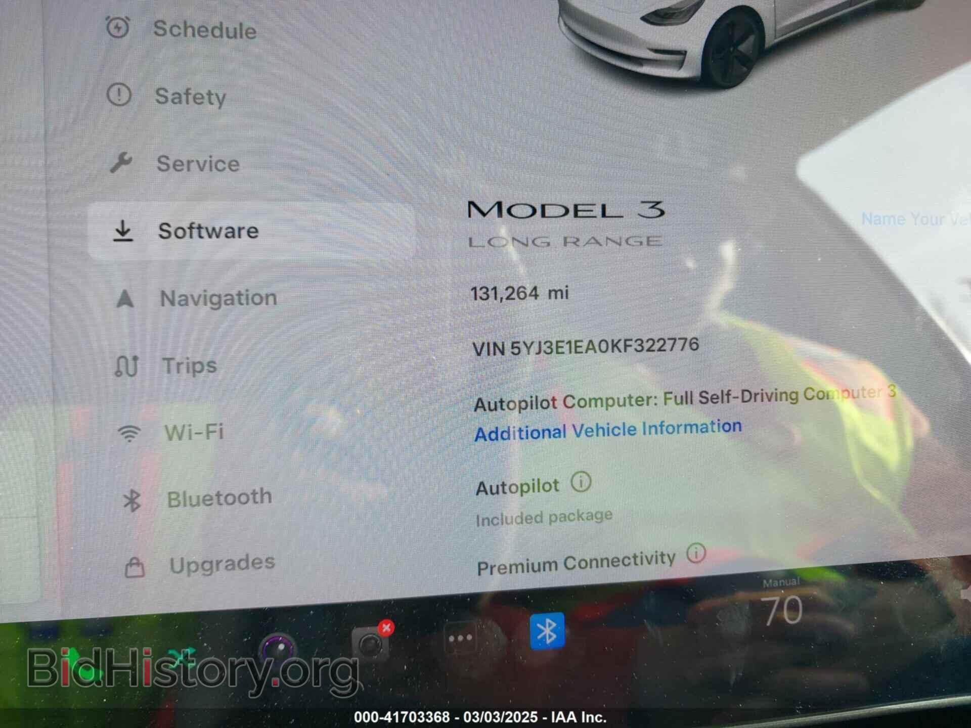 2019 TESLA MODEL 3 - VIN: 5YJ3E1EA0KF322776 - Фото 7