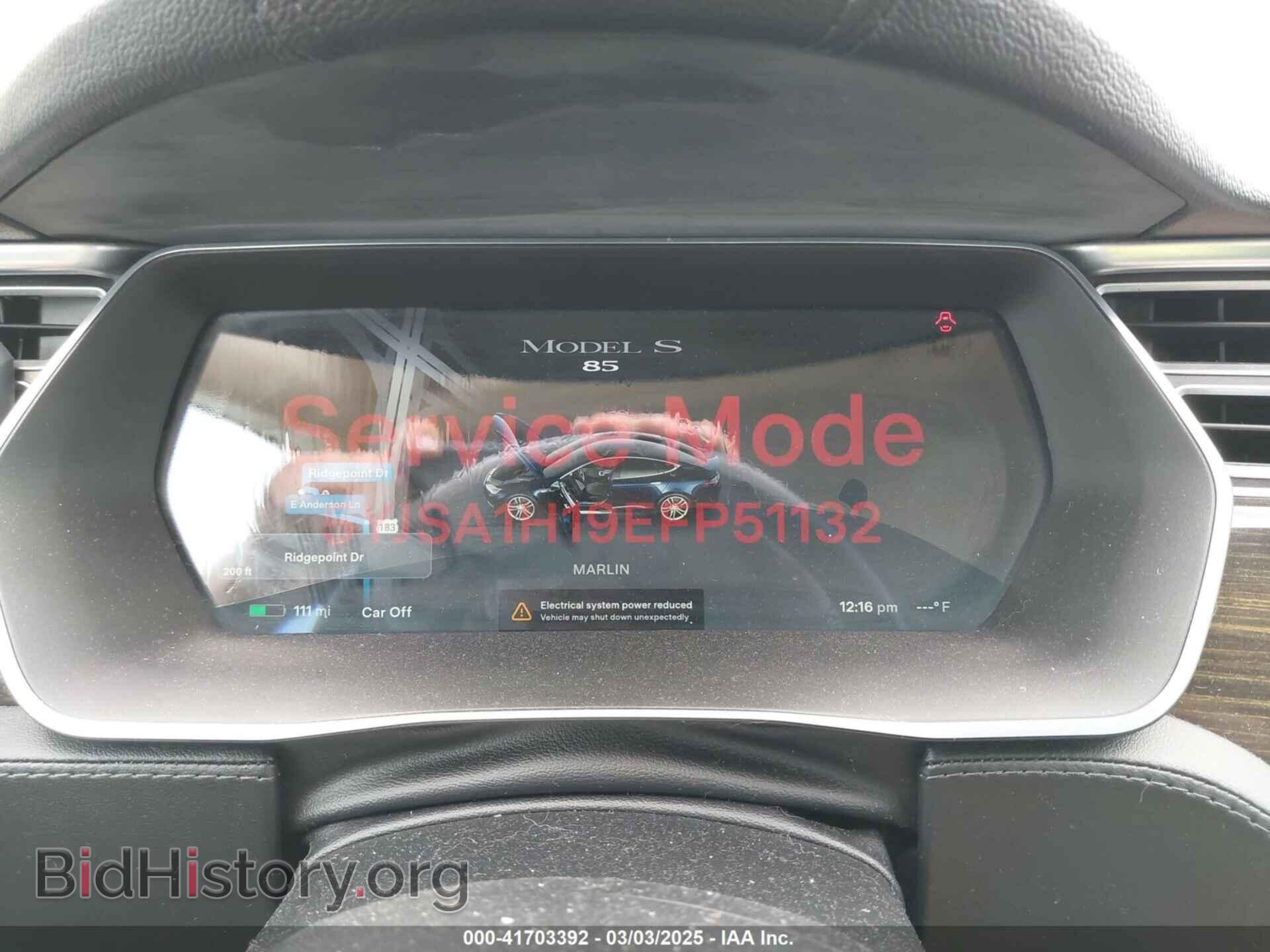 2014 TESLA MODEL S - VIN: 5YJSA1H19EFP51132 - Photo 7