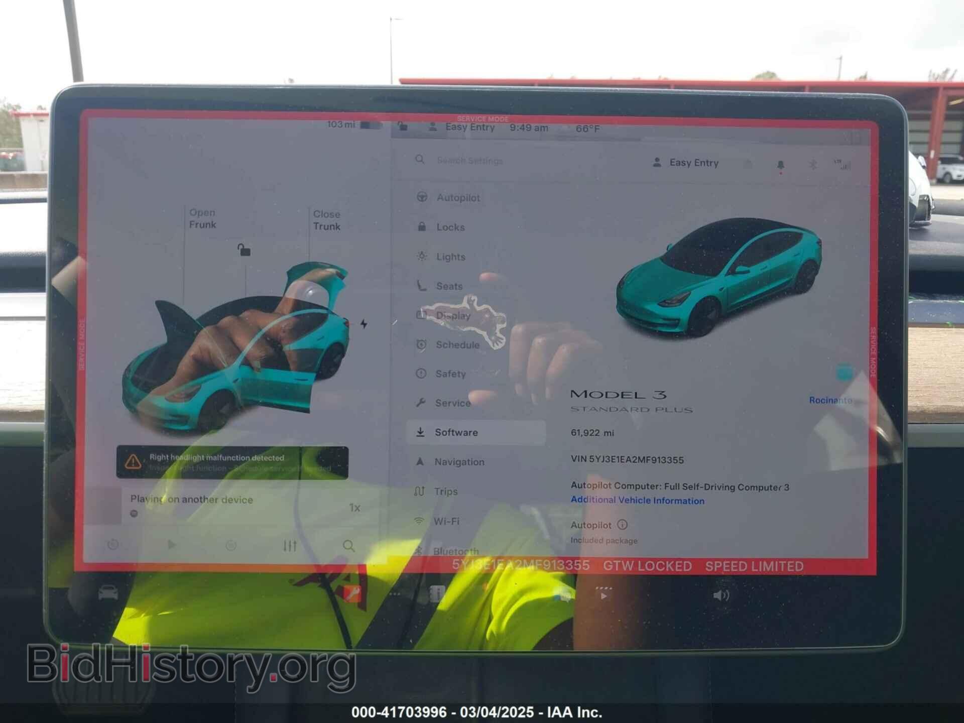 2021 TESLA MODEL 3 - VIN: 5YJ3E1EA2MF913355 - Photo 7