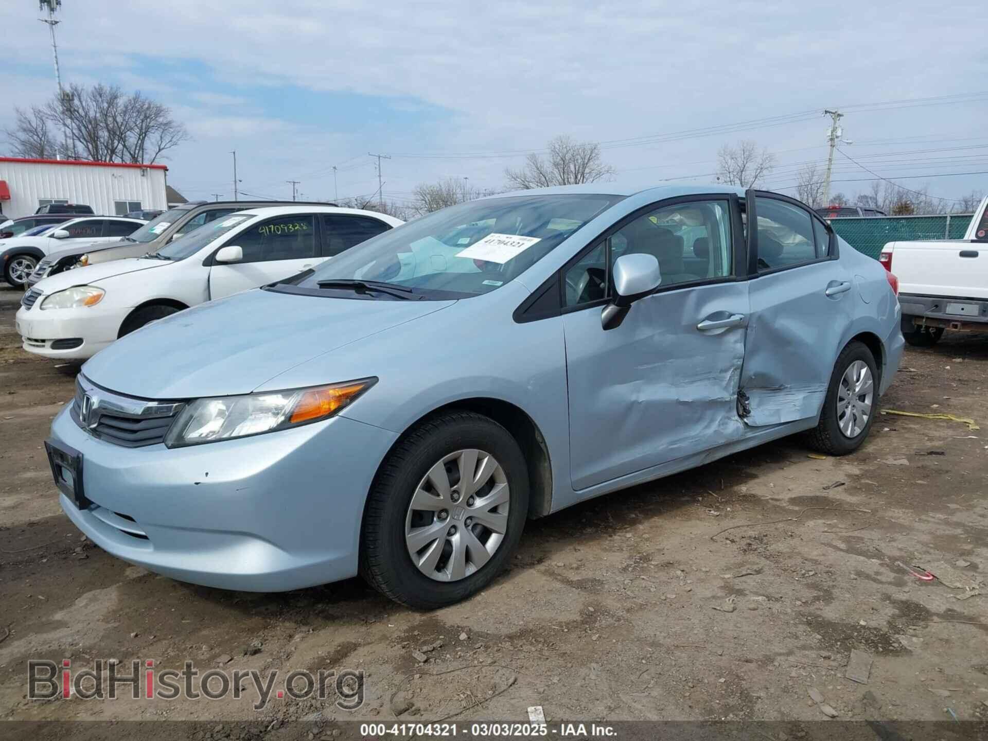 2012 HONDA CIVIC - VIN: 2HGFB2F56CH596946 - Фото 2