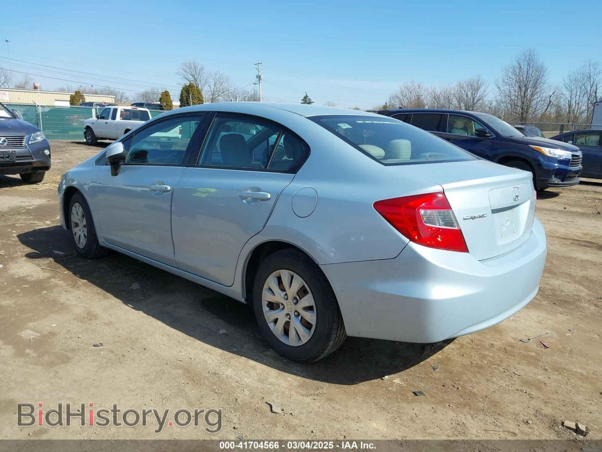 2012 HONDA CIVIC - VIN: 19XFB2F50CE028587 - Фото 3